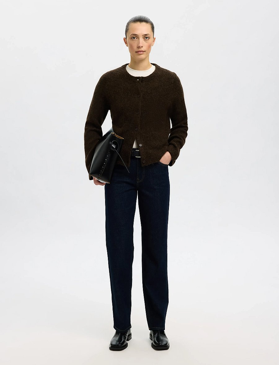Selected - SLWLULU NEW LS KNIT CARDIGAN NOOS - strickjacken - delicioso - 4