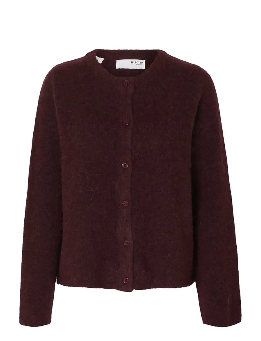 Selected - SLWLULU NEW LS KNIT CARDIGAN NOOS - strickjacken - fig - 1