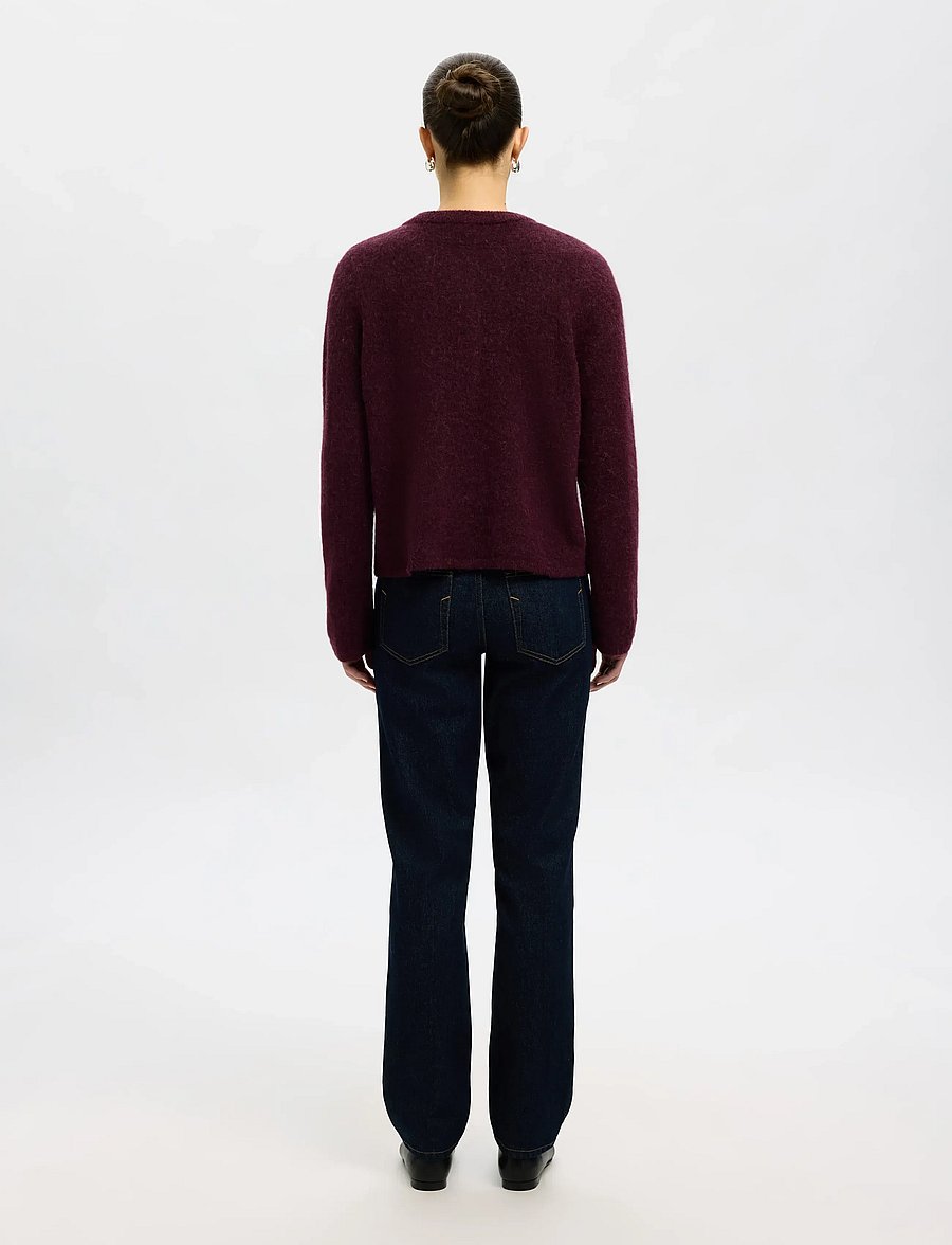 Selected - SLWLULU NEW LS KNIT CARDIGAN NOOS - strickjacken - fig - 2