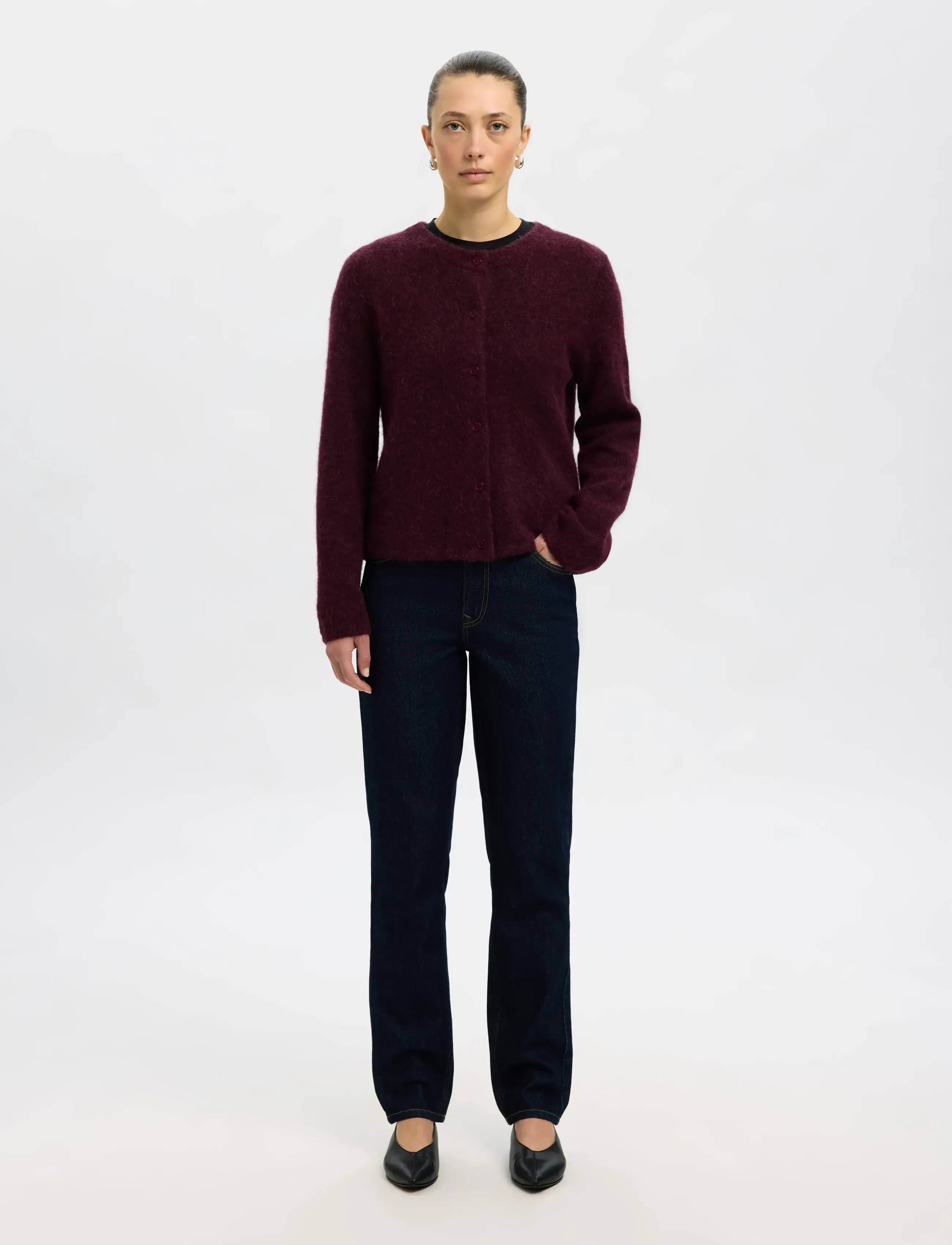 Selected - SLFLULU NEW LS KNIT CARDIGAN NOOS - gilets - fig - 3