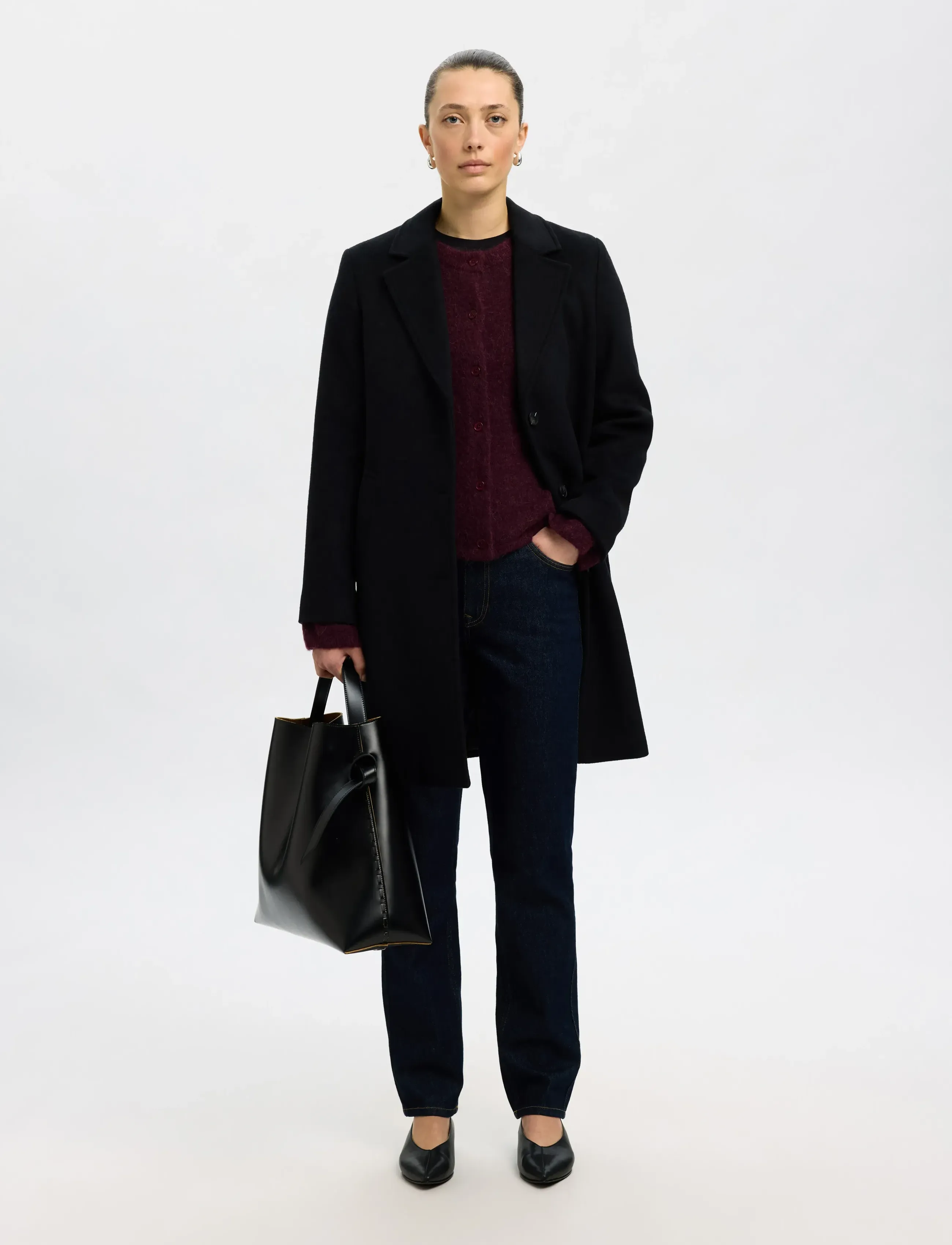Selected - SLFLULU NEW LS KNIT CARDIGAN NOOS - gilets - fig - 4