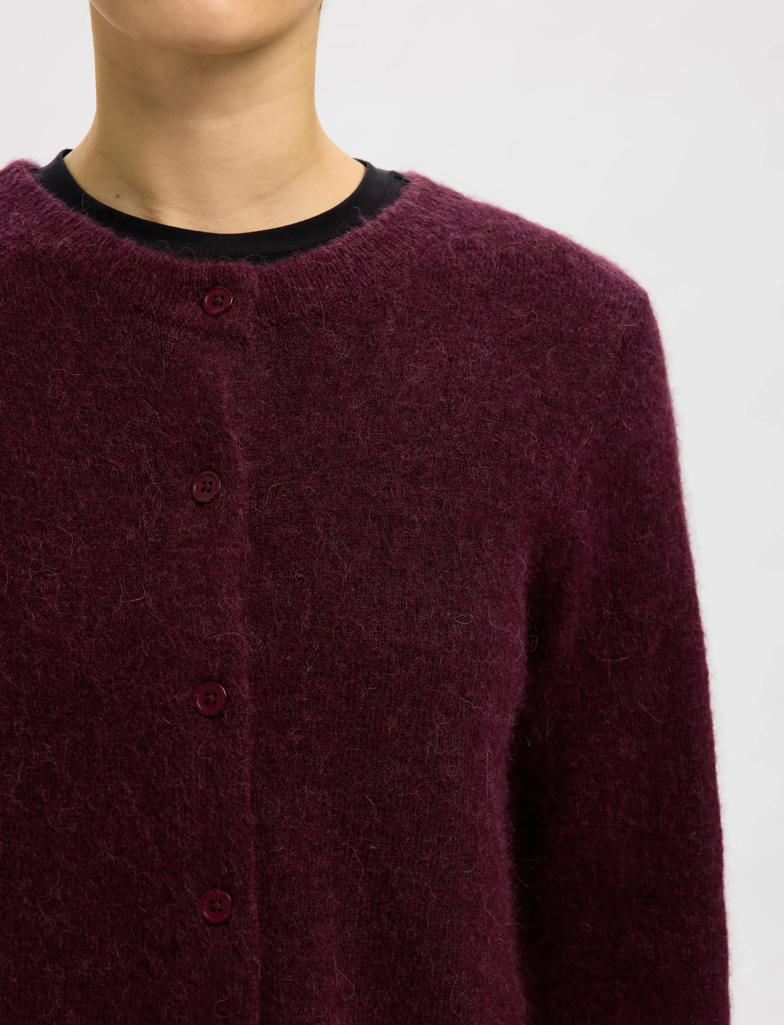 Selected - SLFLULU NEW LS KNIT CARDIGAN NOOS - gilets - fig - 5