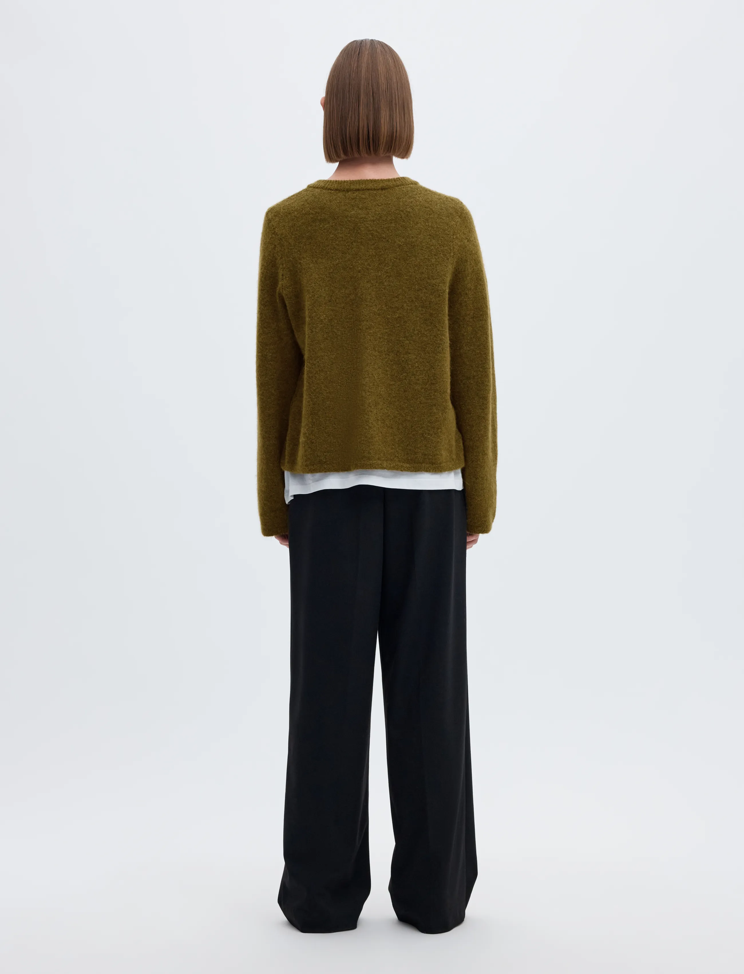 Selected - SLWLULU NEW LS KNIT CARDIGAN NOOS - strickjacken - fir green - 2