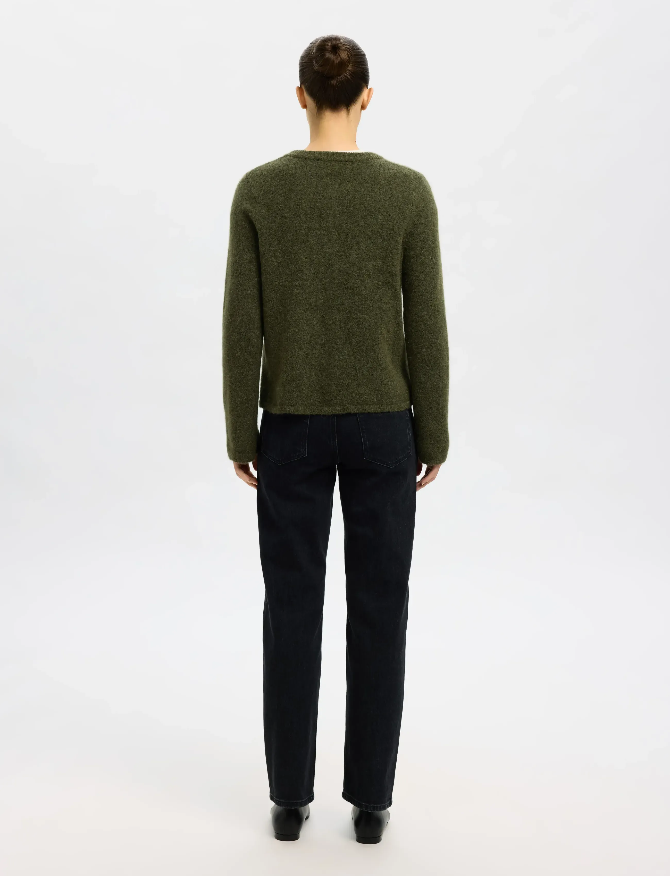 Selected - SLFLULU NEW LS KNIT CARDIGAN NOOS - cardigans - kalamata - 2