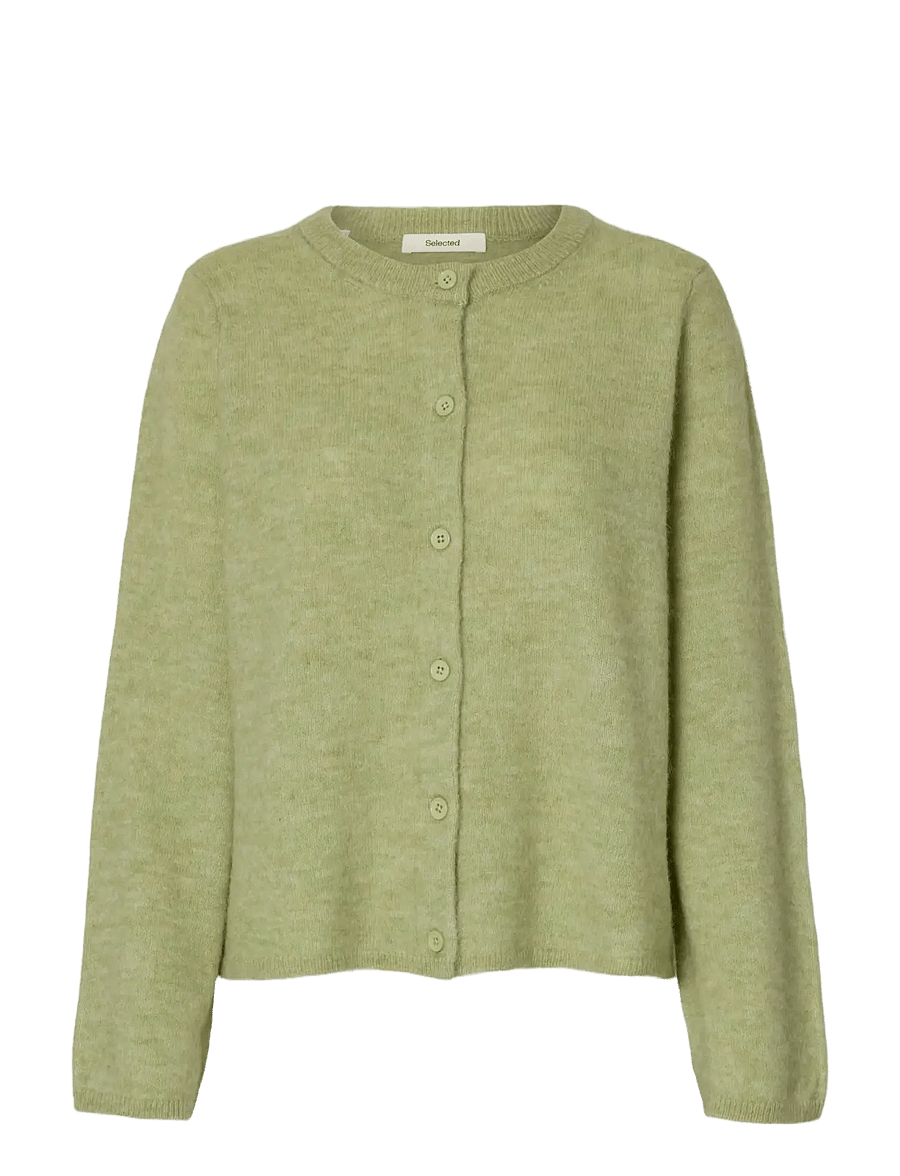 Selected - SLWLULU NEW LS KNIT CARDIGAN NOOS - strickjacken - lint - 1