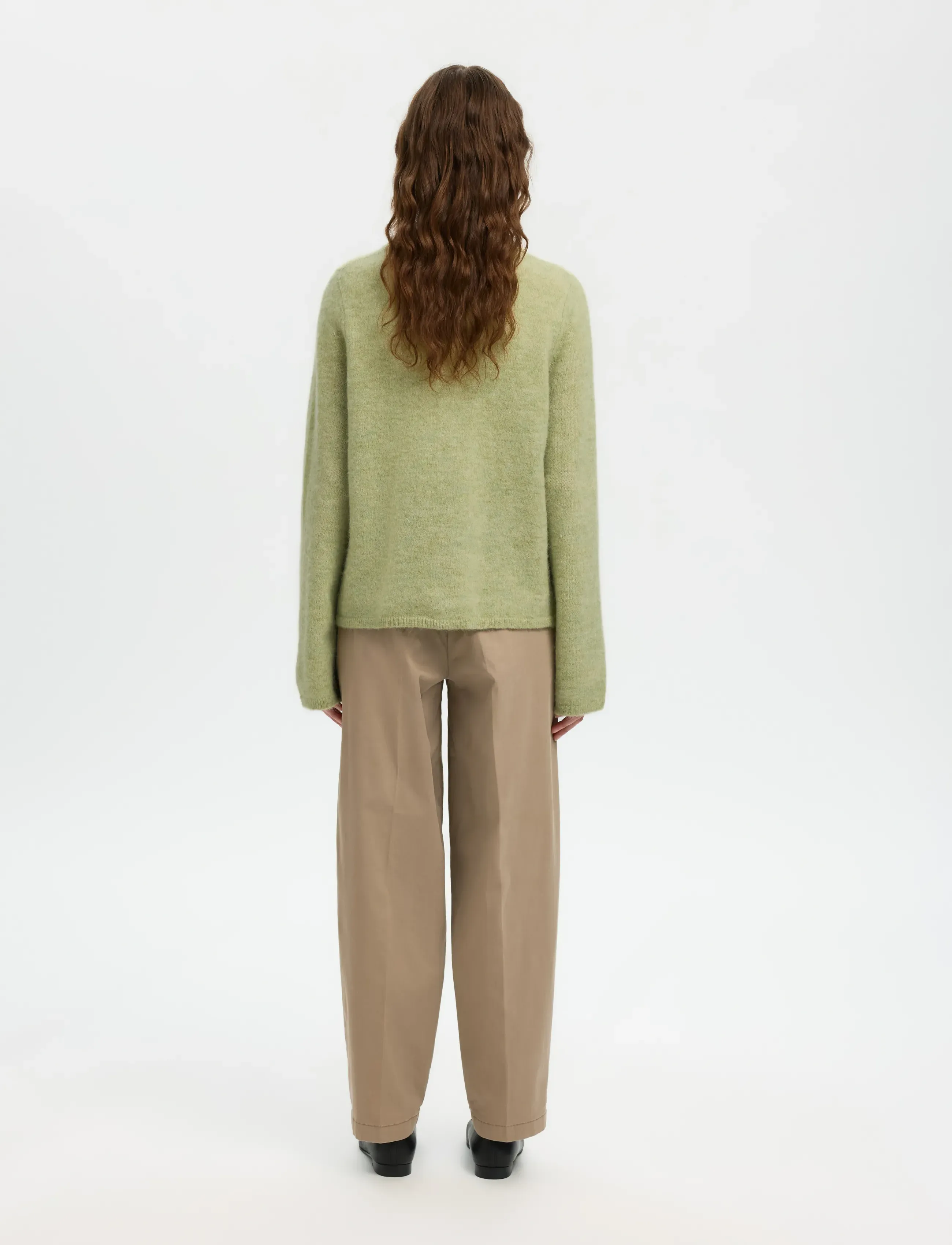 Selected - SLFLULU NEW LS KNIT CARDIGAN NOOS - kardiganid - lint - 2