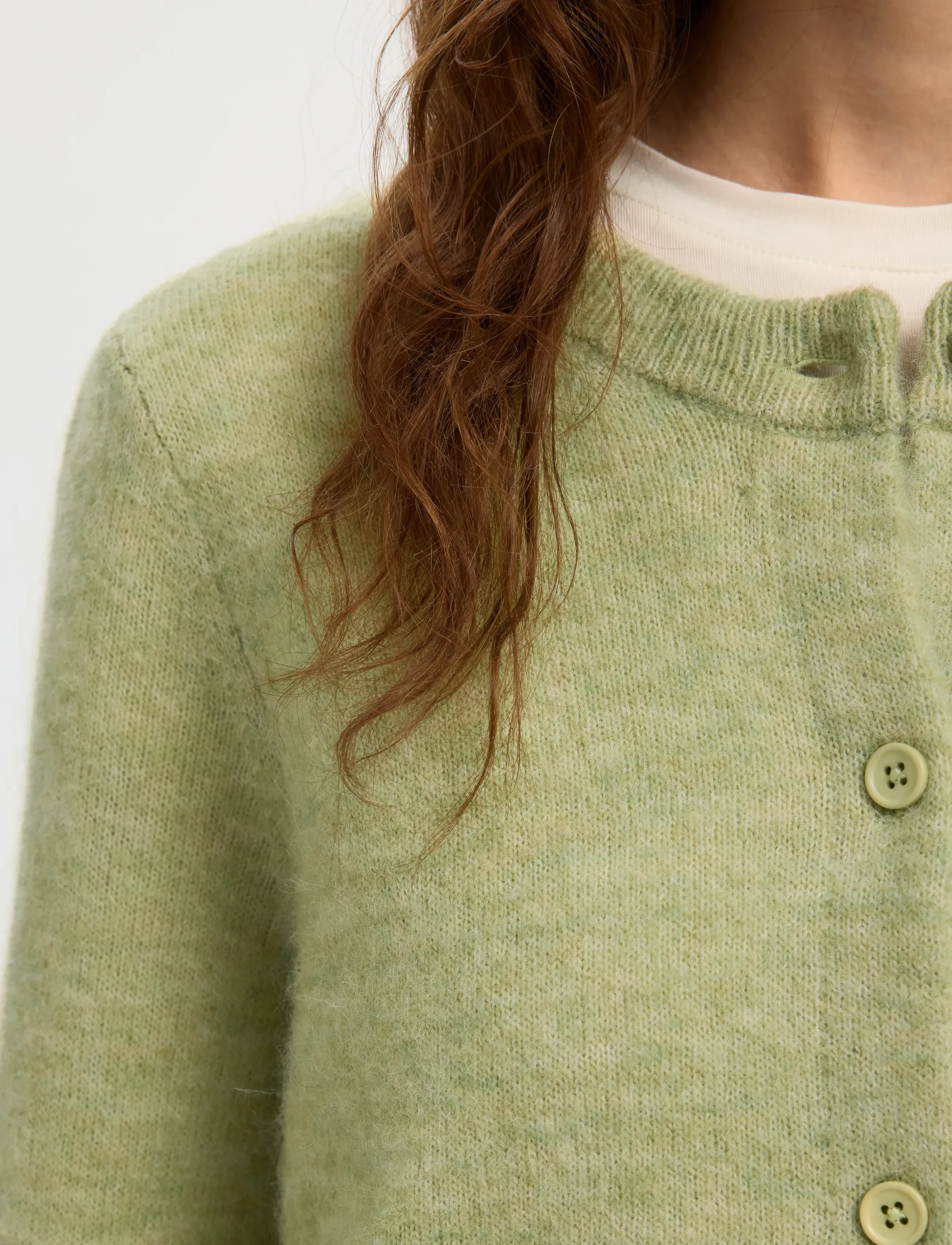 Selected - SLFLULU NEW LS KNIT CARDIGAN NOOS - kardiganid - lint - 3
