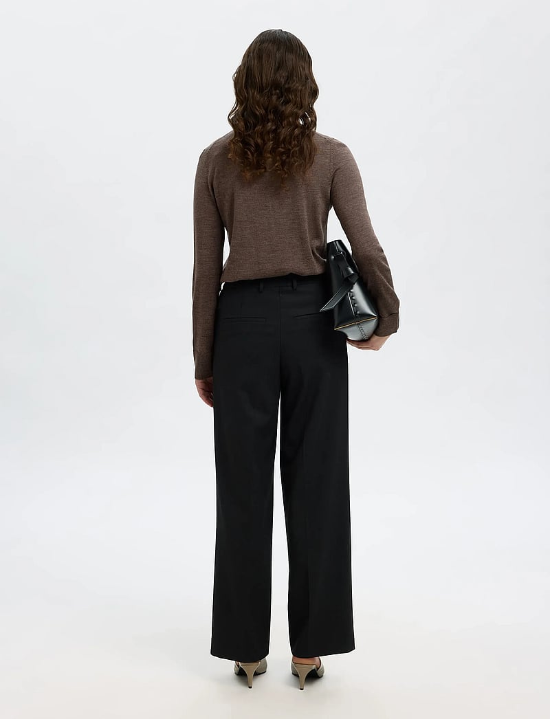 Selected - SLFTHEA LS KNIT MERINO COLLAR NECK NOOS - sviitrid - delicioso - 2