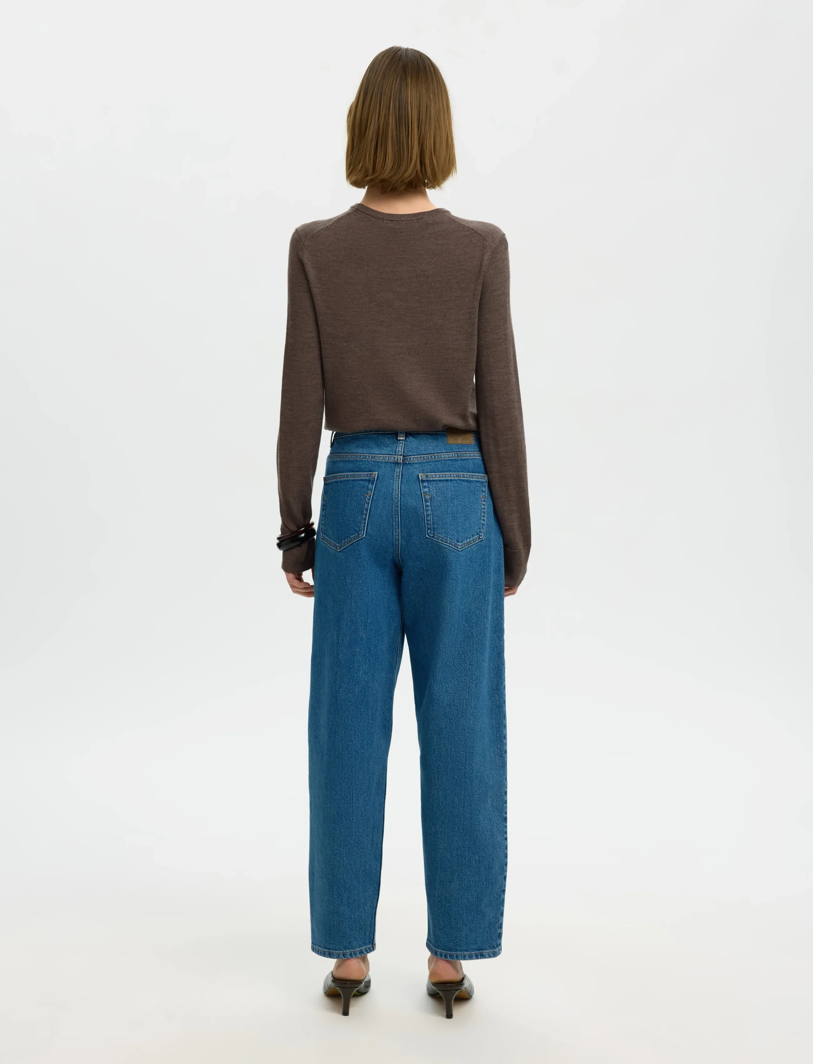 Selected - SLWTHEA LS KNIT MERINO O-NECK NOOS - pullover - delicioso - 2
