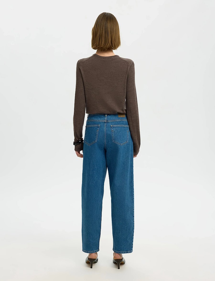 Selected - SLWTHEA LS KNIT MERINO O-NECK NOOS - pullover - delicioso - 2