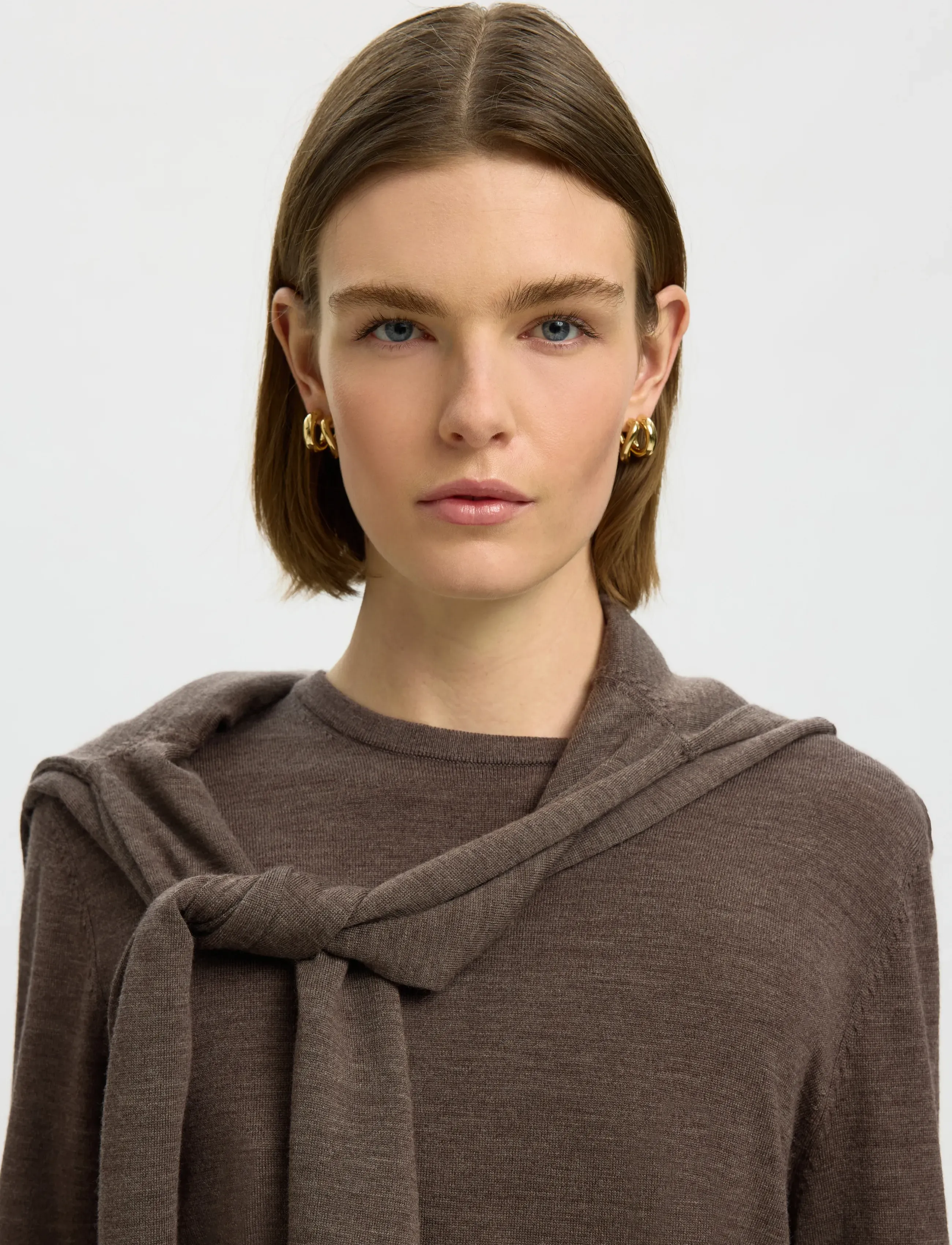 Selected - SLWTHEA LS KNIT MERINO O-NECK NOOS - pullover - delicioso - 4