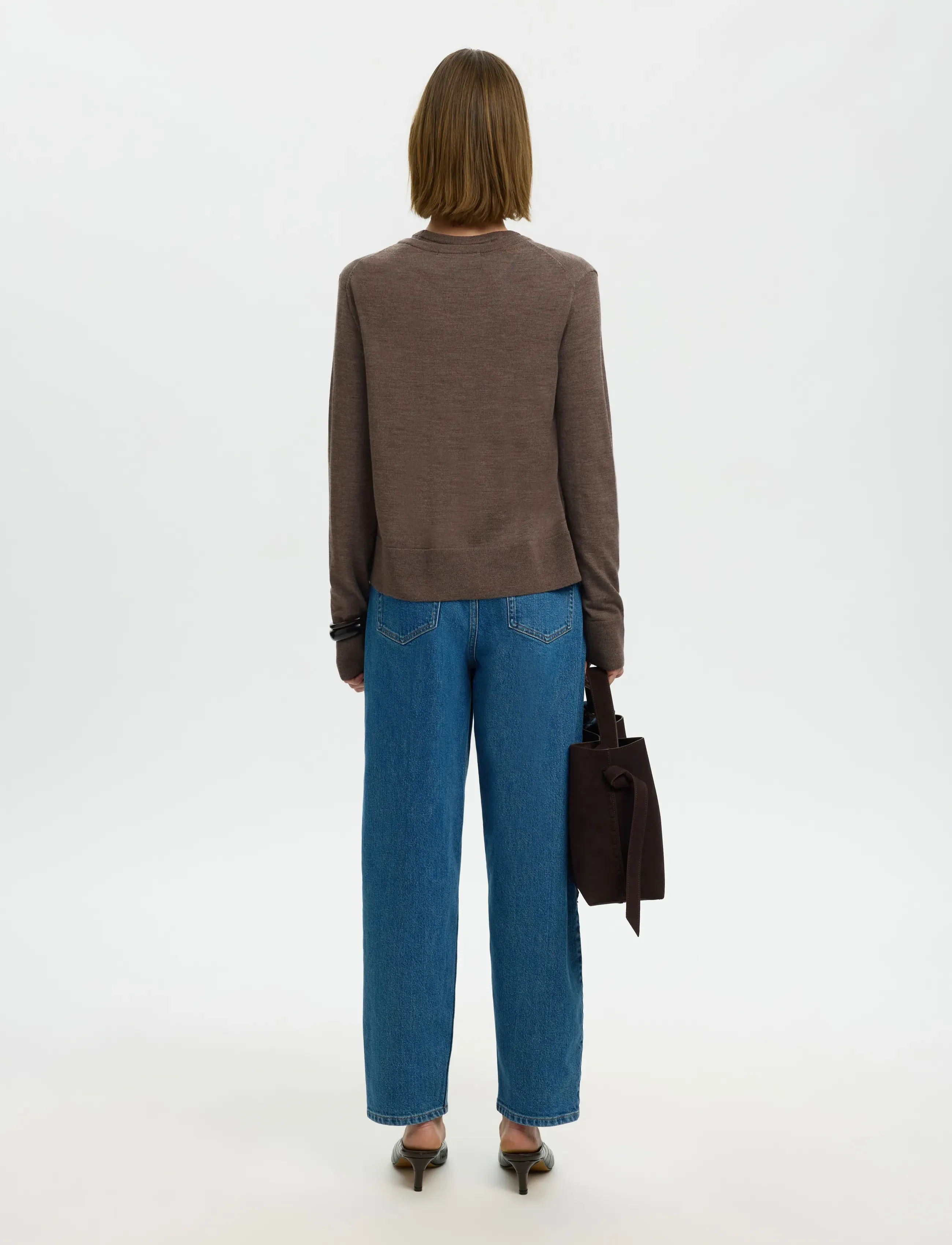 Slwthea Ls Knit Merino Cardigan Noos 2