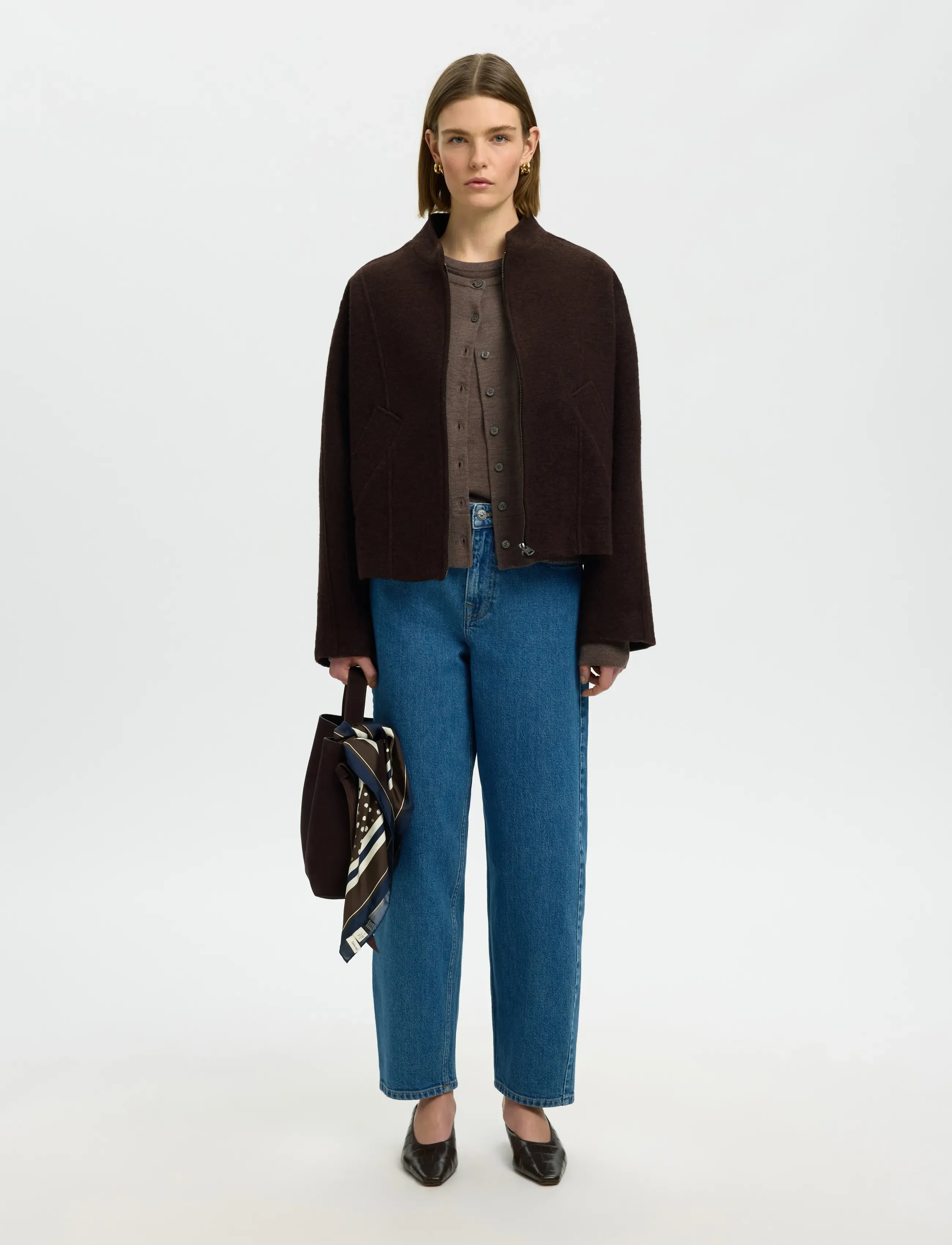 Slwthea Ls Knit Merino Cardigan Noos 5