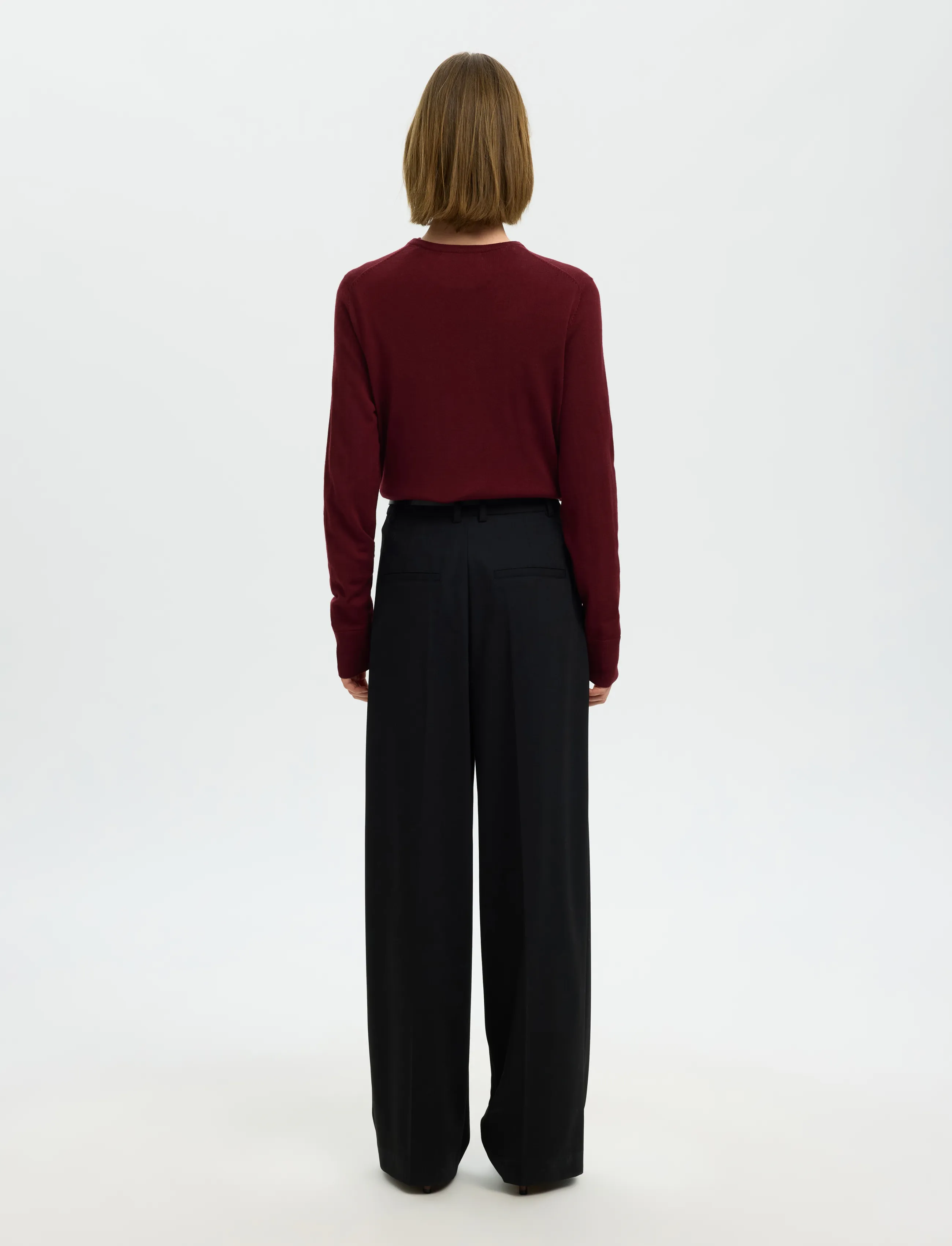 Selected - SLWTHEA LS KNIT MERINO CARDIGAN NOOS - strickjacken - tawny port - 2