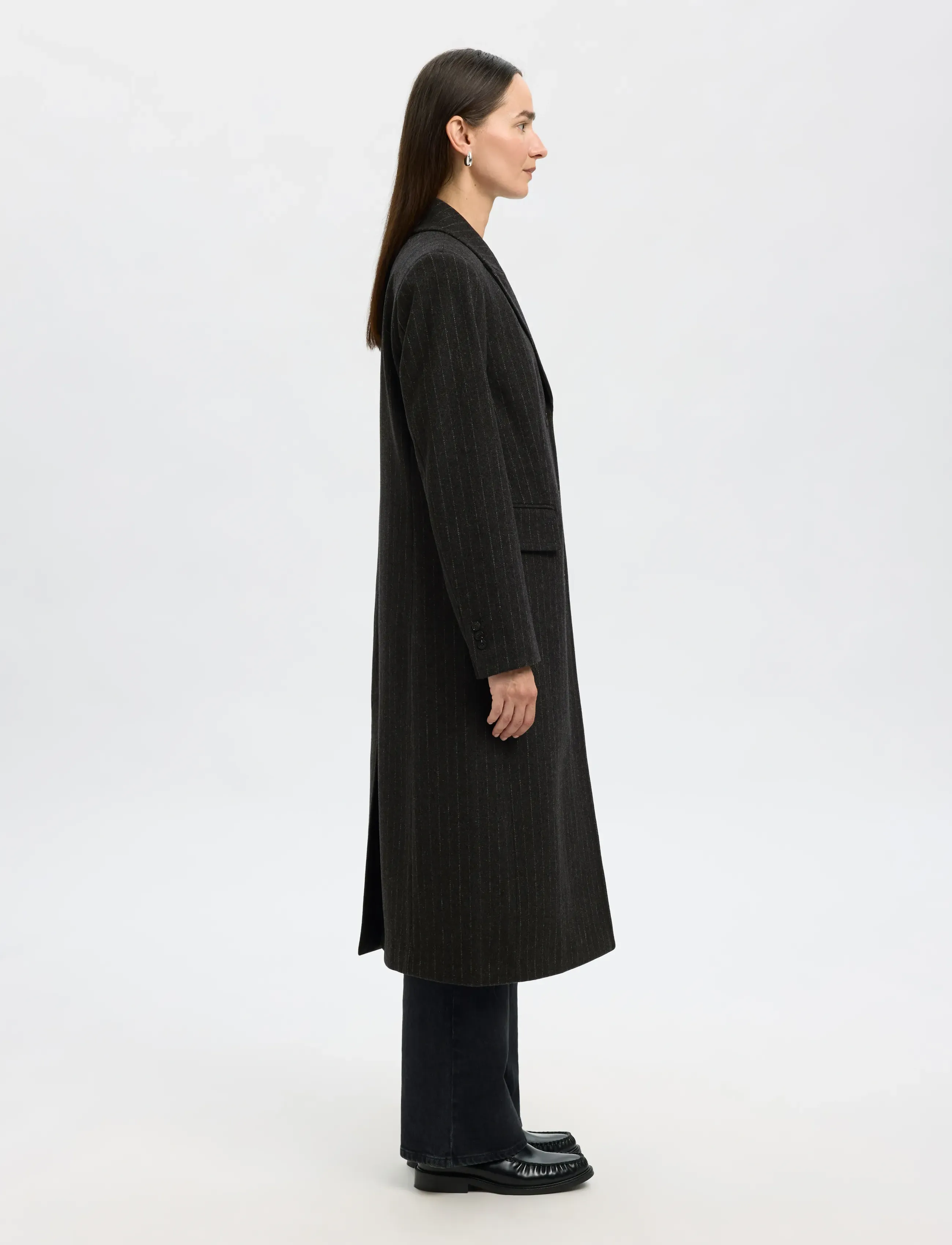 Slfally Wool Blend Coat #S 5