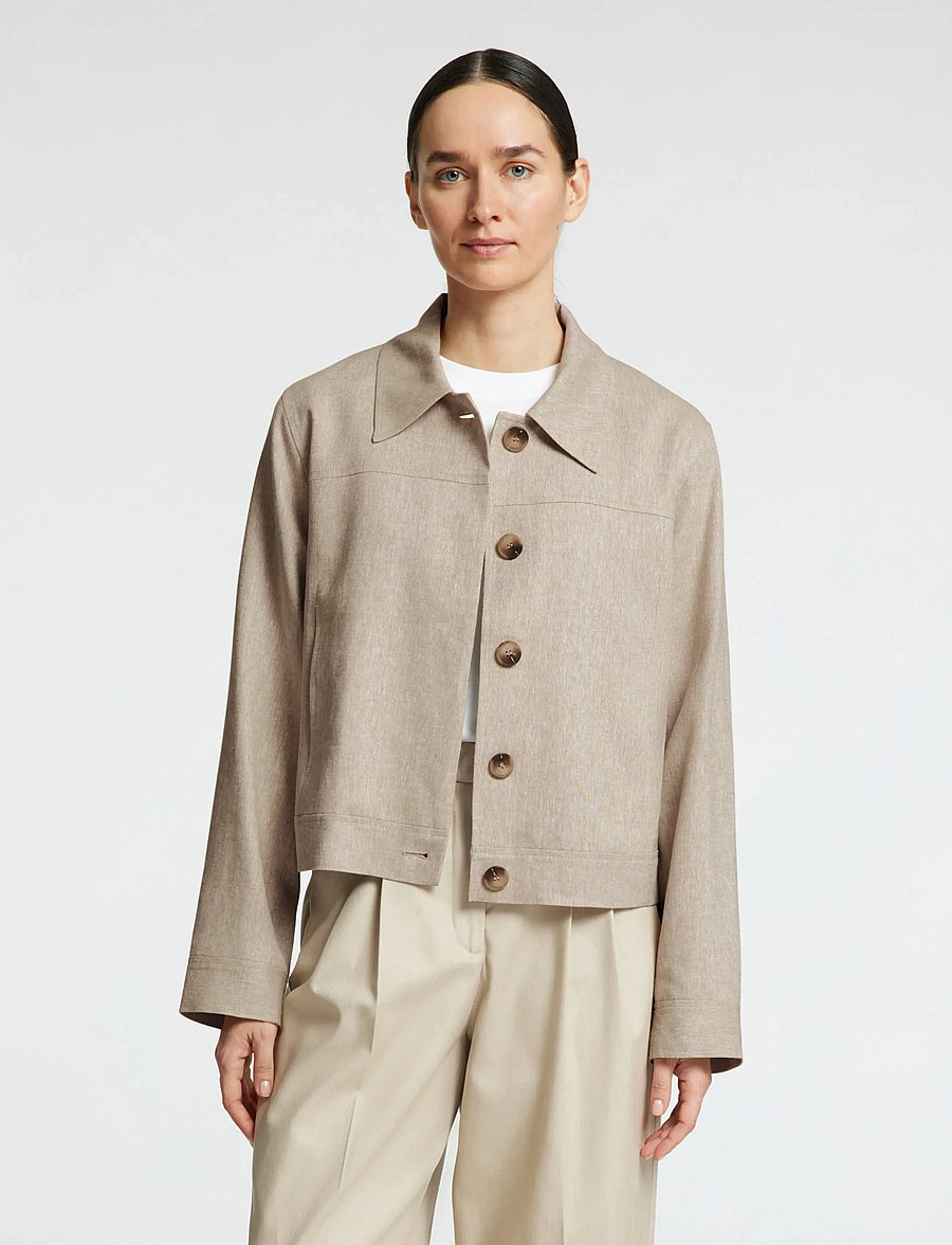 Selected - SLFJADA SUN SHORT JACKET - frühlingsjacken - nomad - 0
