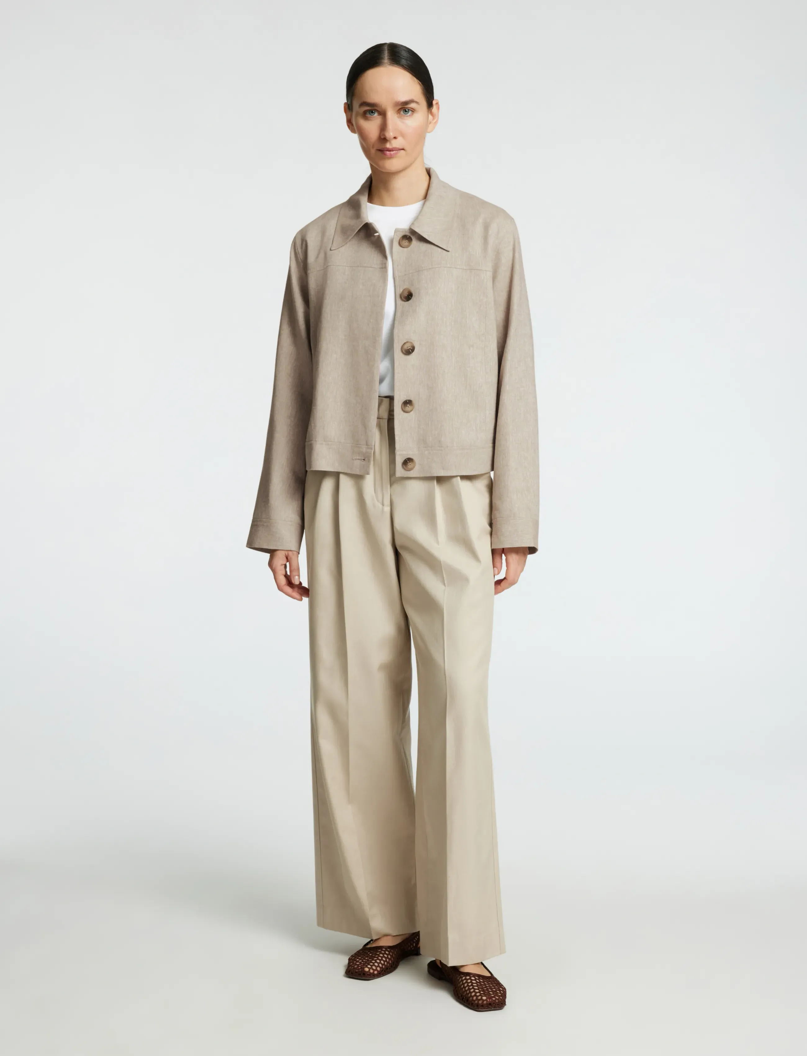 Selected - SLFJADA SUN SHORT JACKET - forårsjakker - nomad - 3