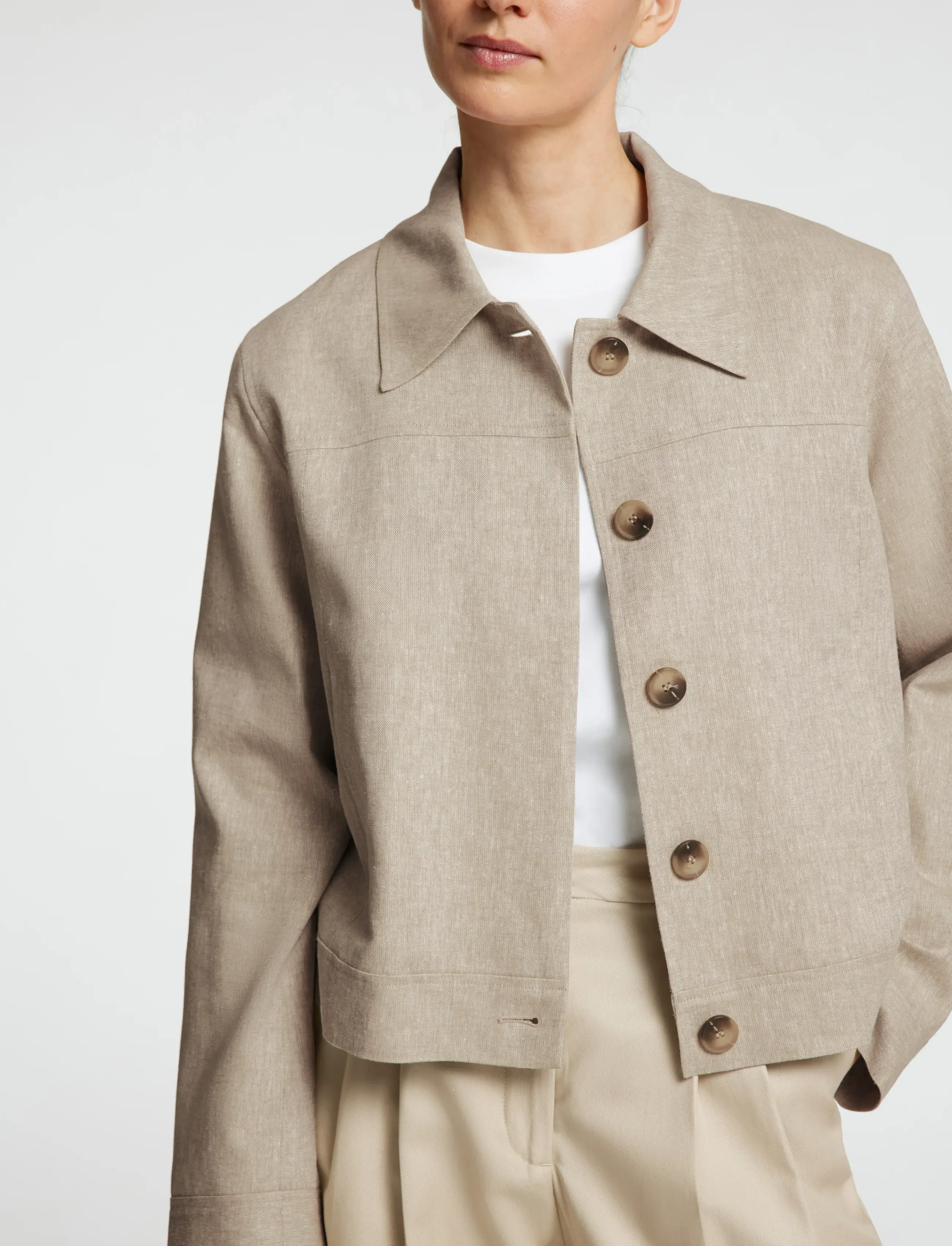 Selected - SLFJADA SUN SHORT JACKET - forårsjakker - nomad - 4