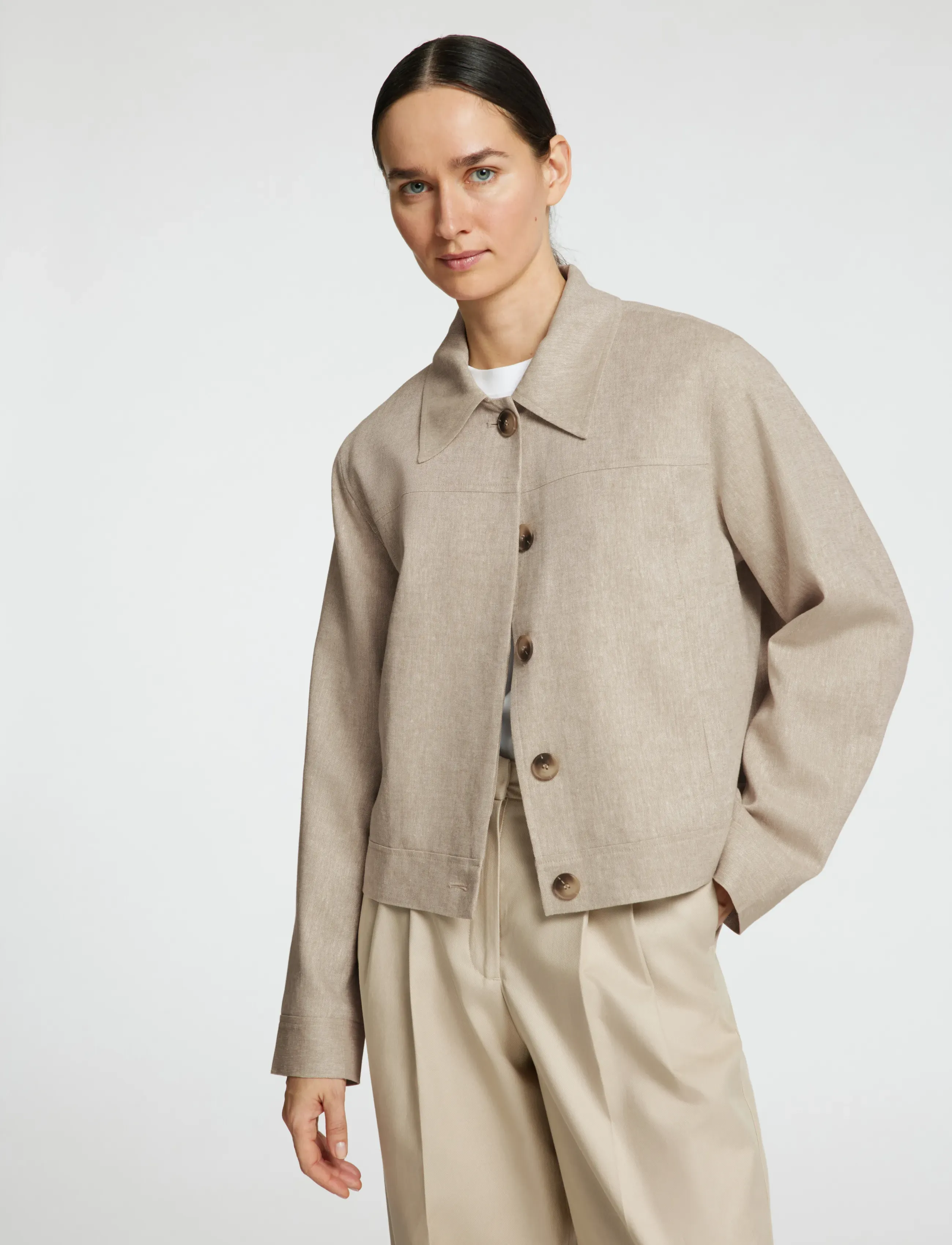 Selected - SLFJADA SUN SHORT JACKET - forårsjakker - nomad - 5