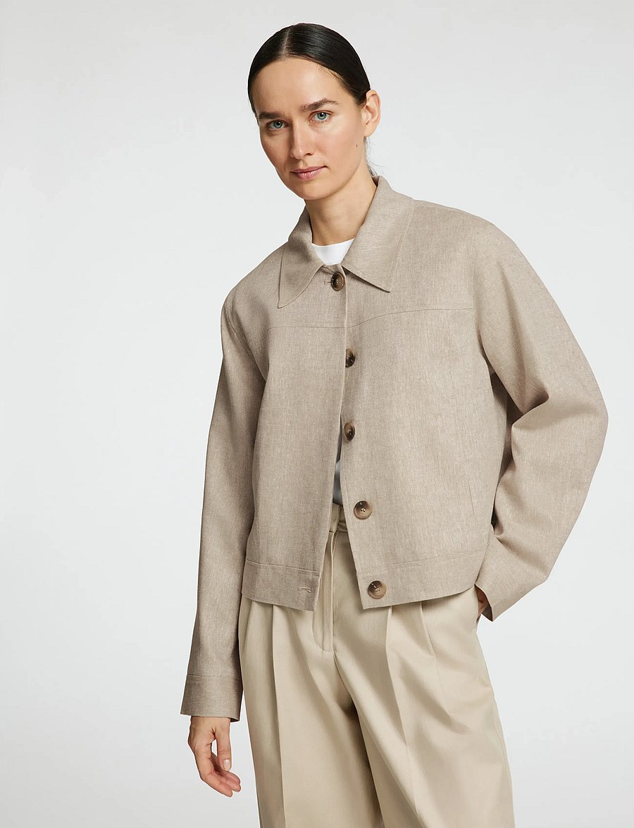 Selected - SLFJADA SUN SHORT JACKET - frühlingsjacken - nomad - 5
