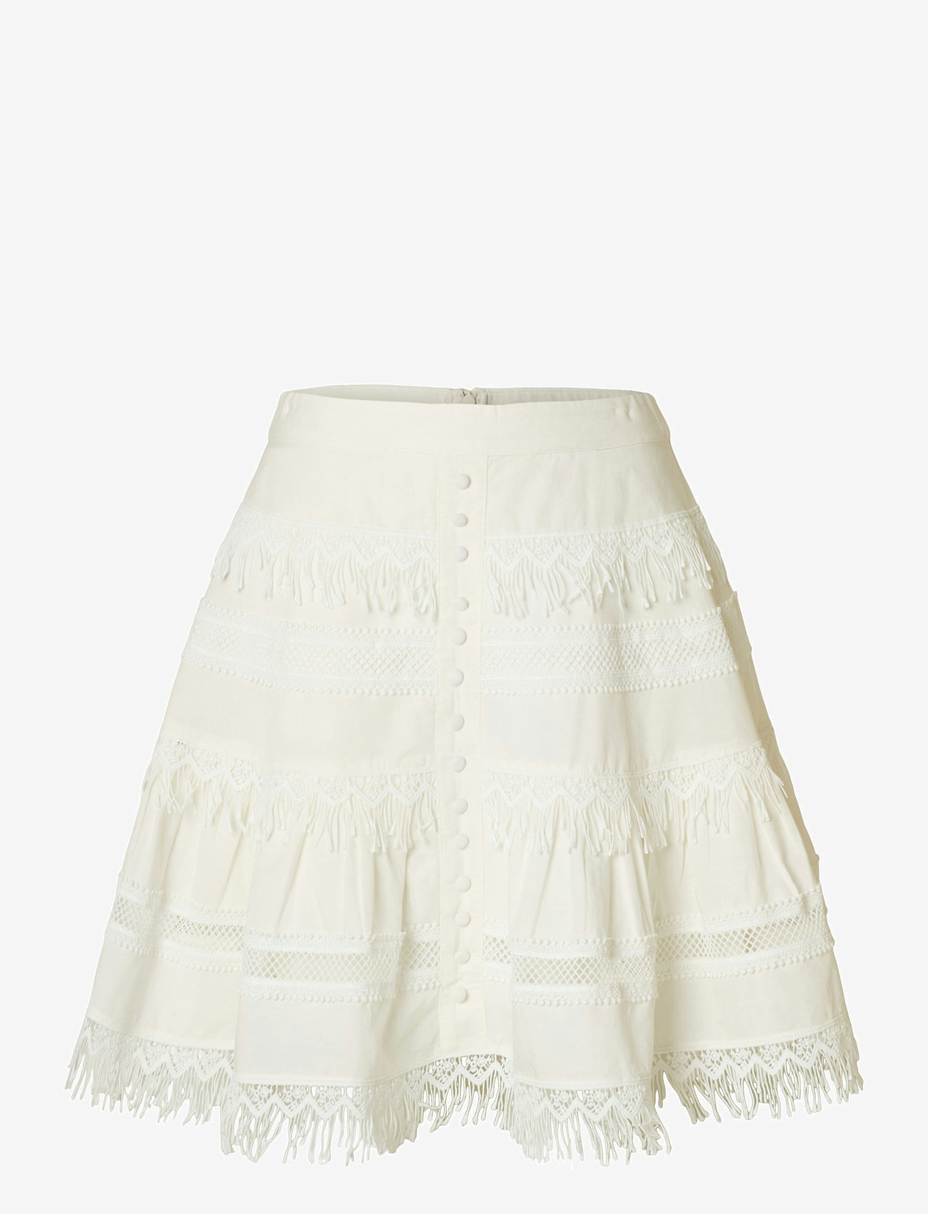 Selected - SLFSILJA HW SHORT SKIRT - miniseelikud - snow white - 0