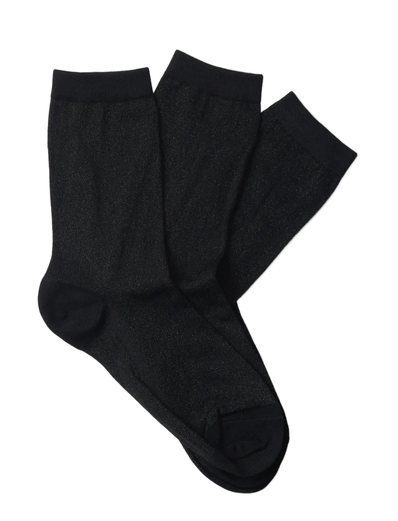 Selected SLFKIM 3-PACK SOCK NOOS - Almindelige strømper - BLACK / black