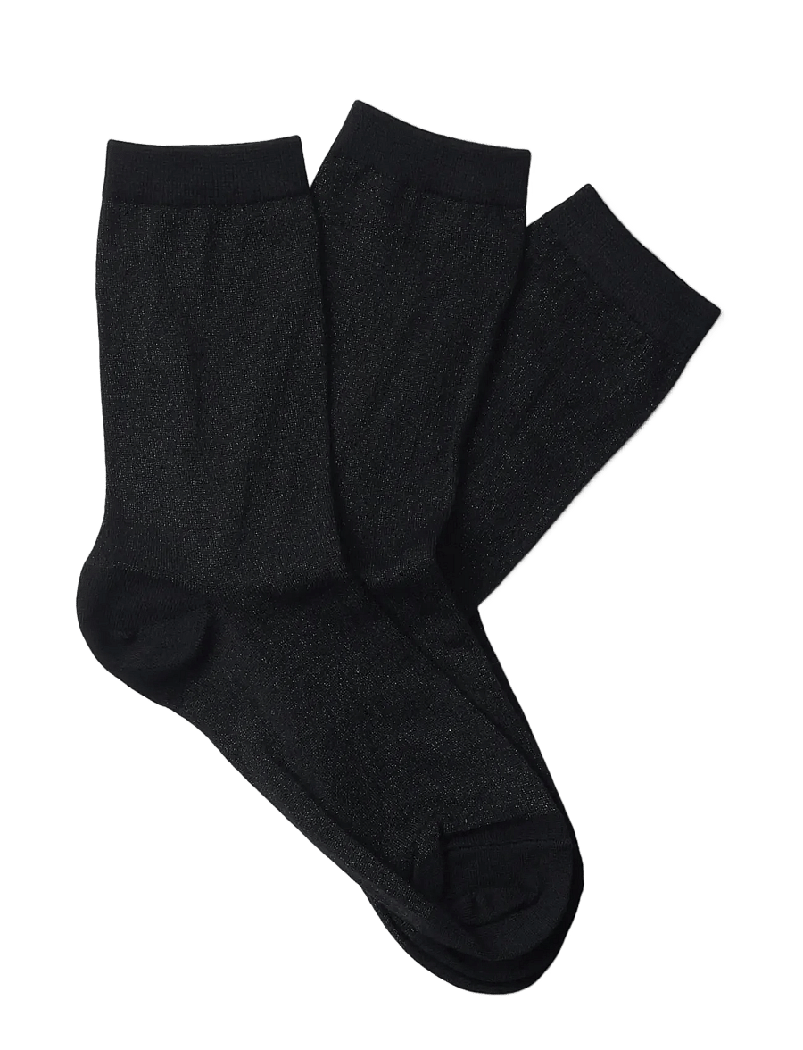 Selected - SLFKIM 3-PACK SOCK NOOS - normale socken - black - 0