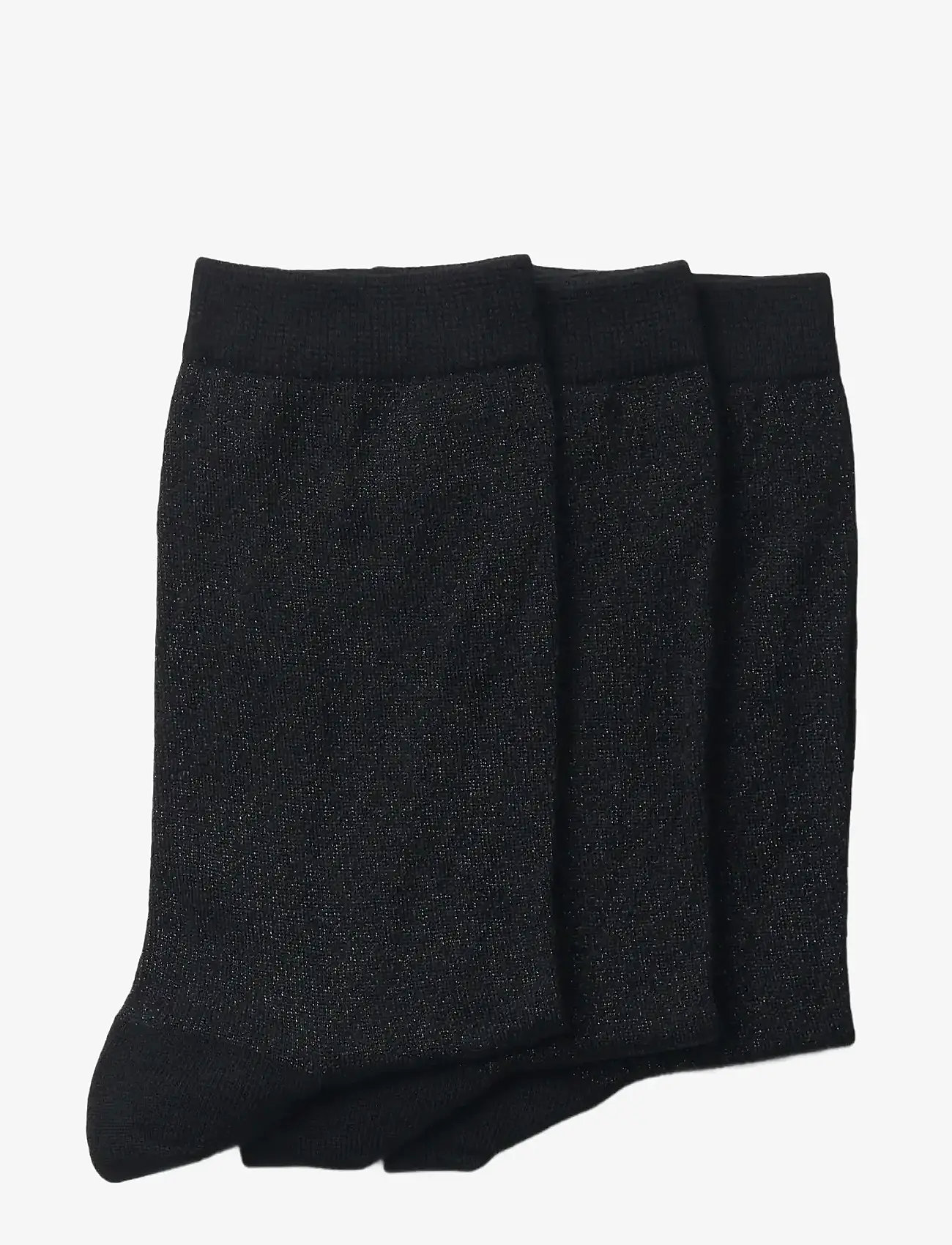 Selected - SLFKIM 3-PACK SOCK NOOS - skarpetki - black - 2