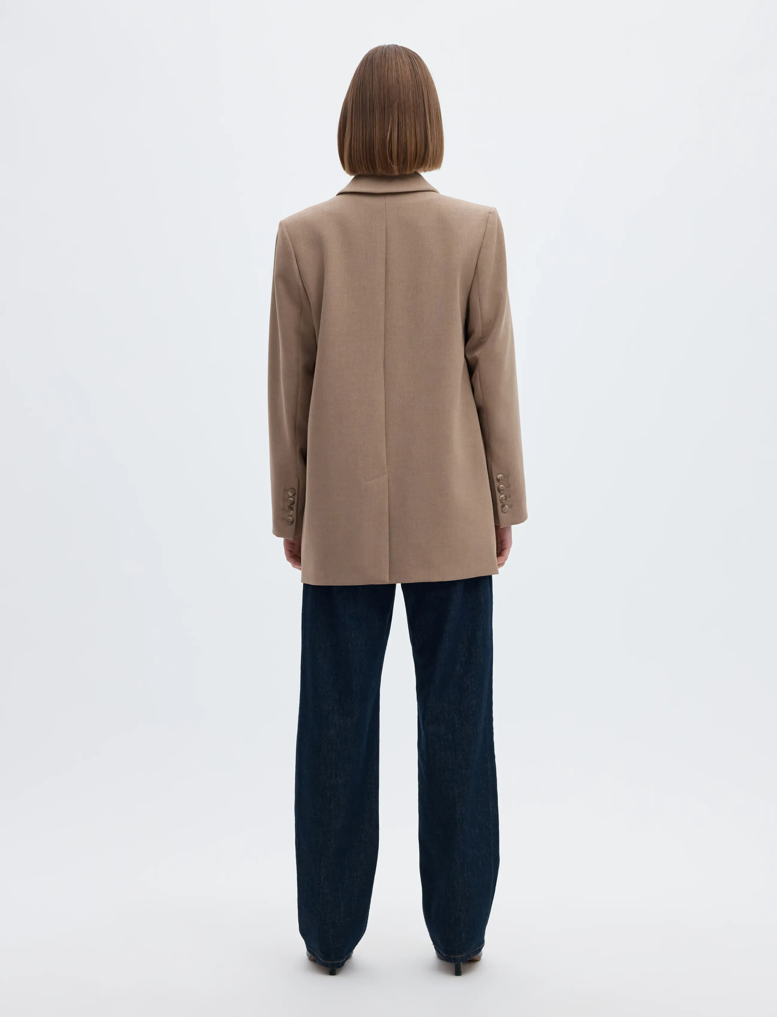 Selected - SLWSTRAIGHT BEA-KORI MW JEANS NOOS - straight jeans - dark blue denim - 2