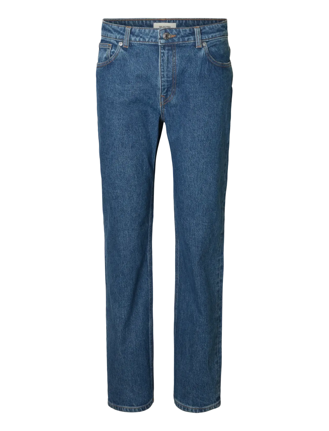SELECTED Slwstraight Bea-Kori Mw Jeans Noos Blau - 29x32 - Damen