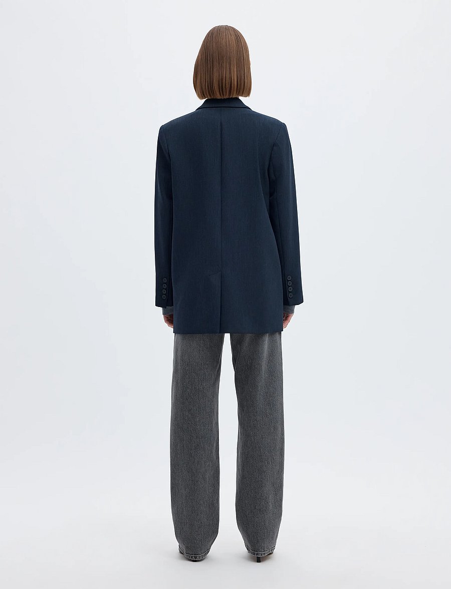 Selected - SLWSTRAIGHT BEA-KORI MW JEANS NOOS - gerade jeans - medium grey denim - 2