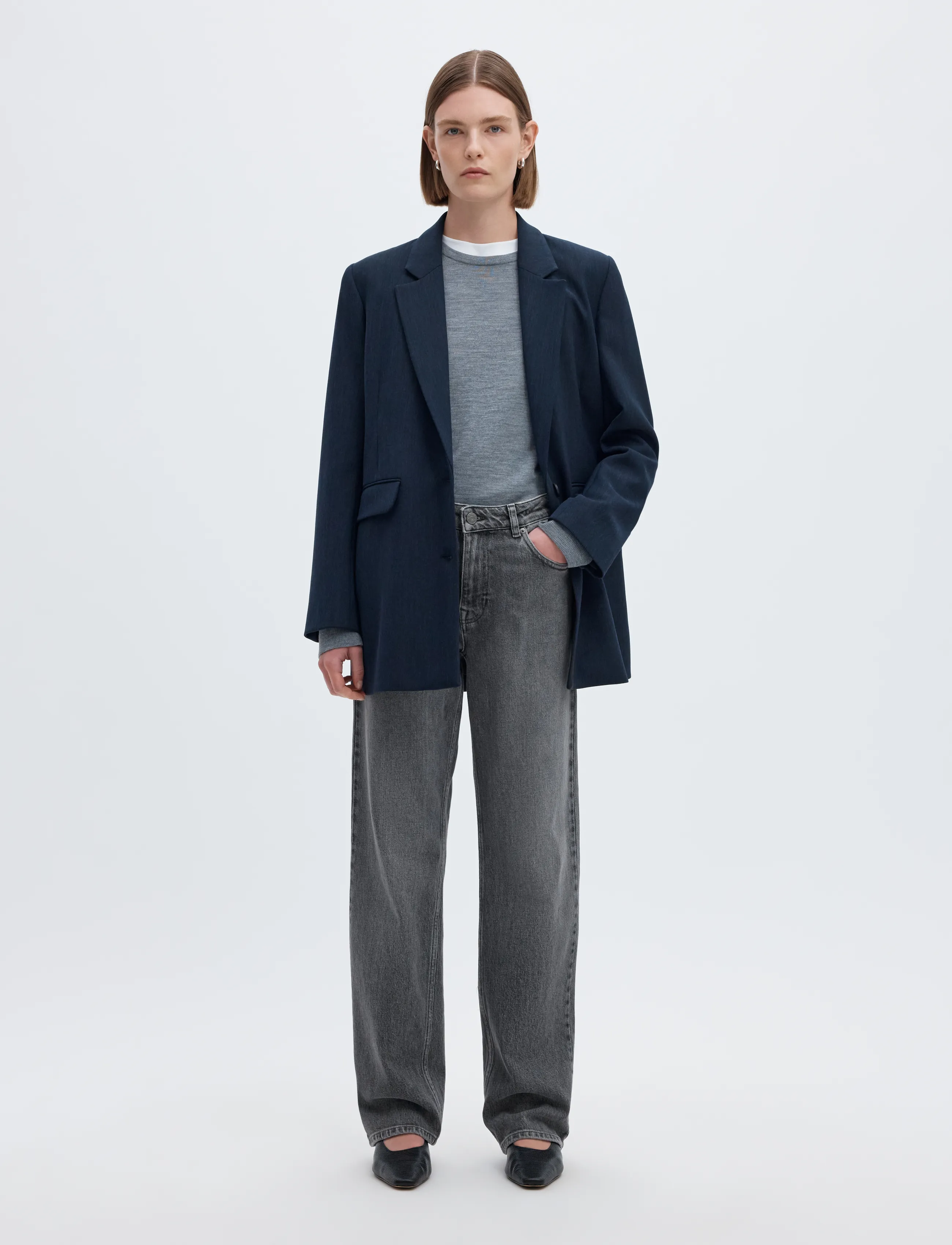 SELECTED Slwstraight Bea-Kori Mw Jeans Noos dam – bild 3