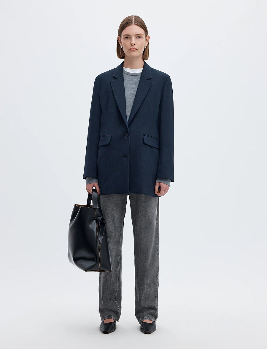 Selected - SLWSTRAIGHT BEA-KORI MW JEANS NOOS - gerade jeans - medium grey denim - 5