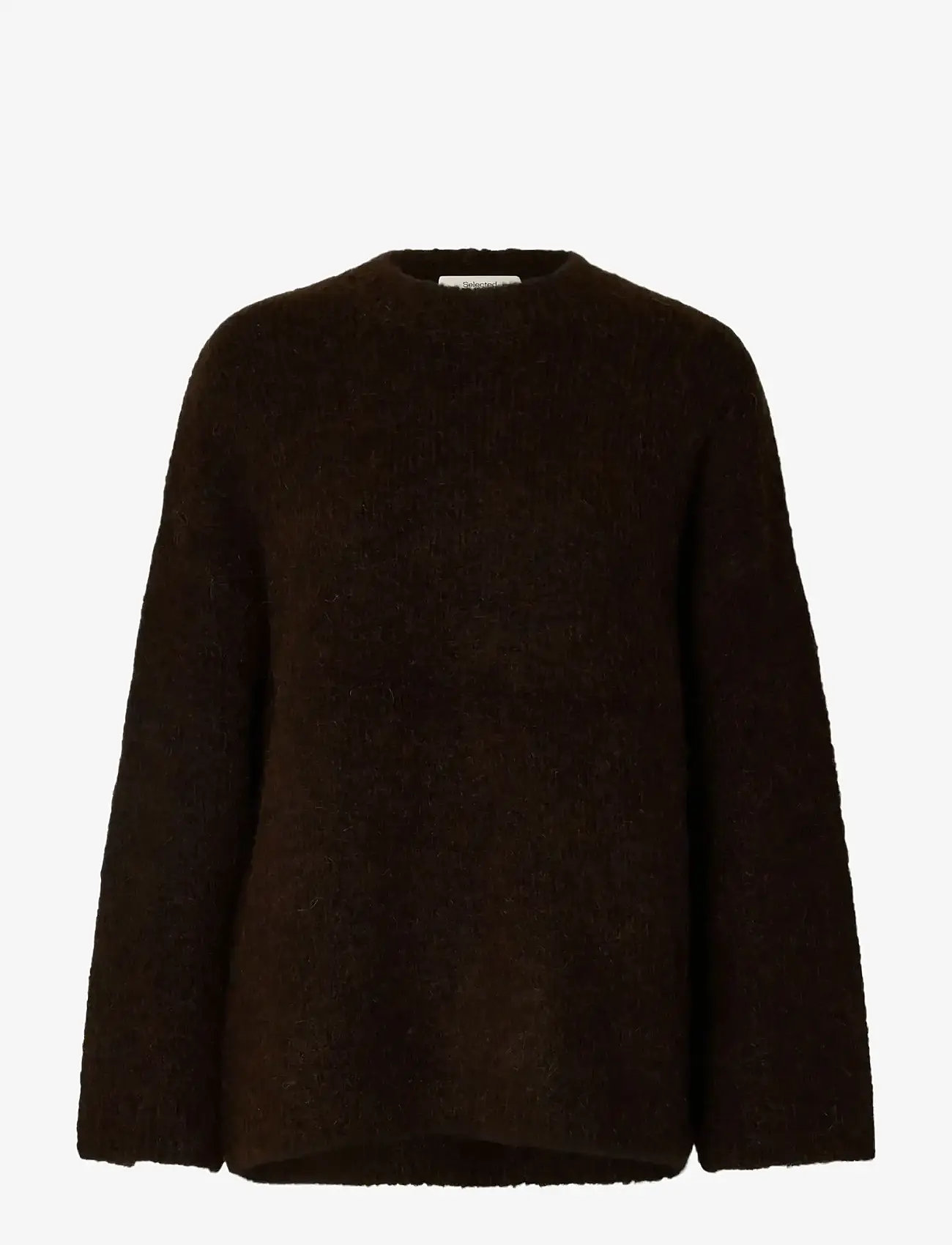 Selected - SLFGABRIELLA LS KNIT NEW O-NECK NOOS - stickade tröjor - delicioso - 1