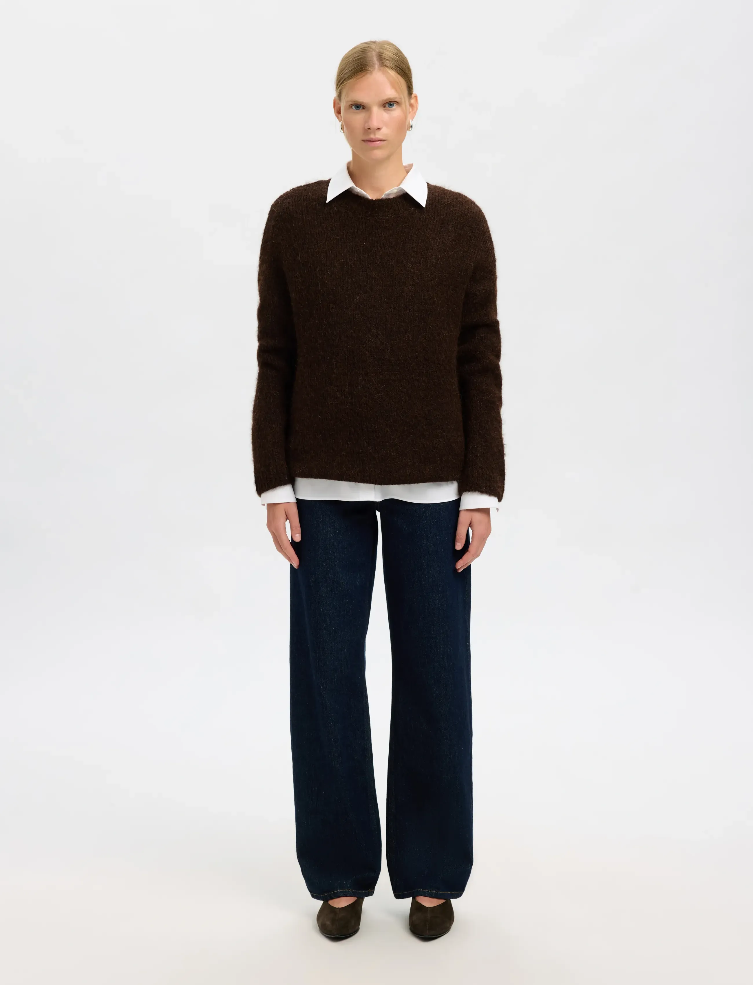 Selected - SLFGABRIELLA LS KNIT NEW O-NECK NOOS - pullover - delicioso - 3