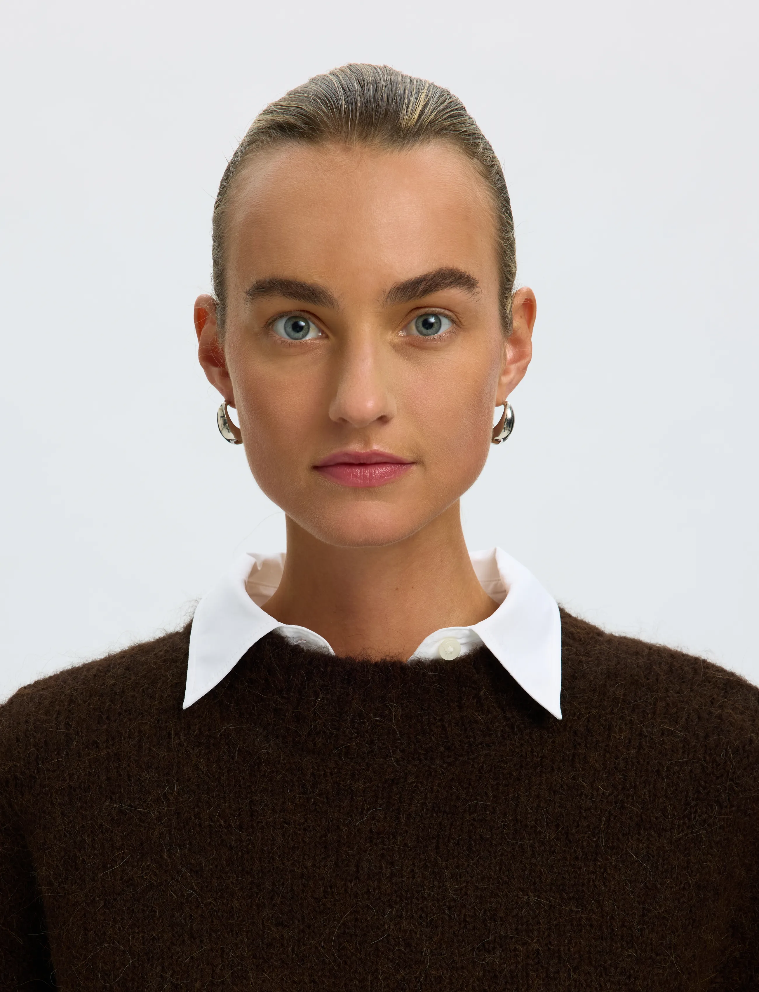 Selected - SLWGABRIELLA LS KNIT NEW O-NECK NOOS - jumpers - delicioso - 4