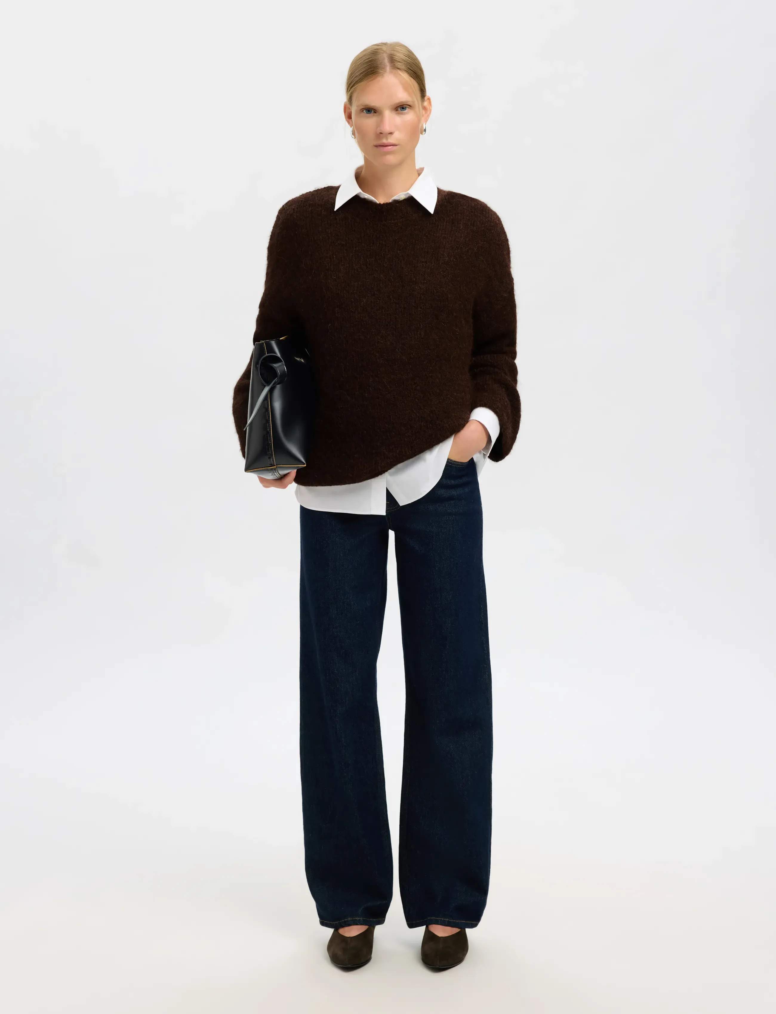 Selected - SLFGABRIELLA LS KNIT NEW O-NECK NOOS - pullover - delicioso - 4