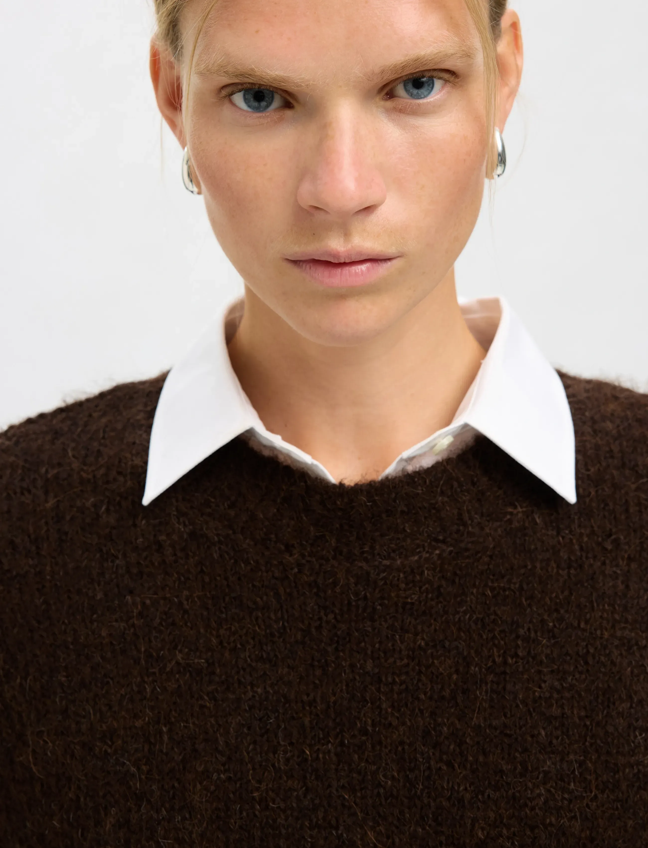 Selected - SLFGABRIELLA LS KNIT NEW O-NECK NOOS - pullover - delicioso - 5
