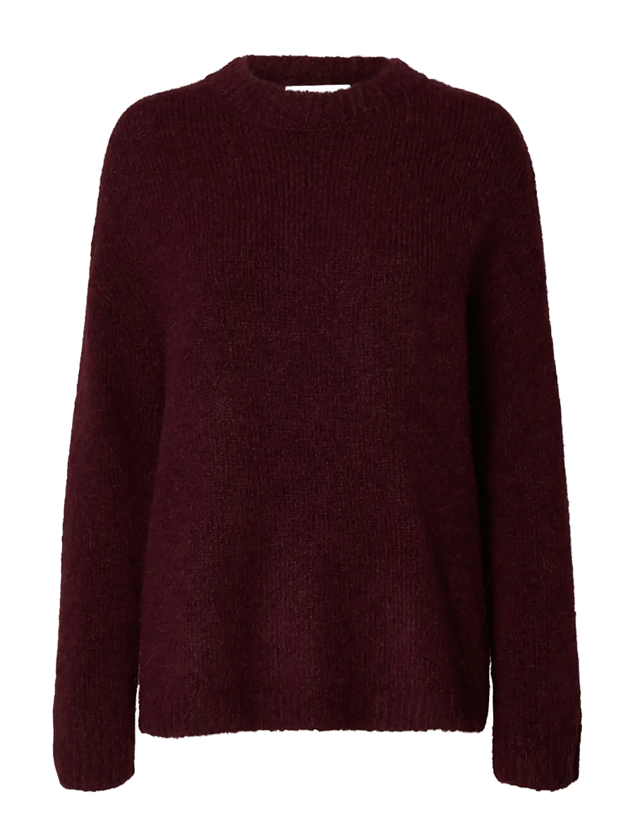 Selected - SLWGABRIELLA LS KNIT NEW O-NECK NOOS - pullover - fig - 1