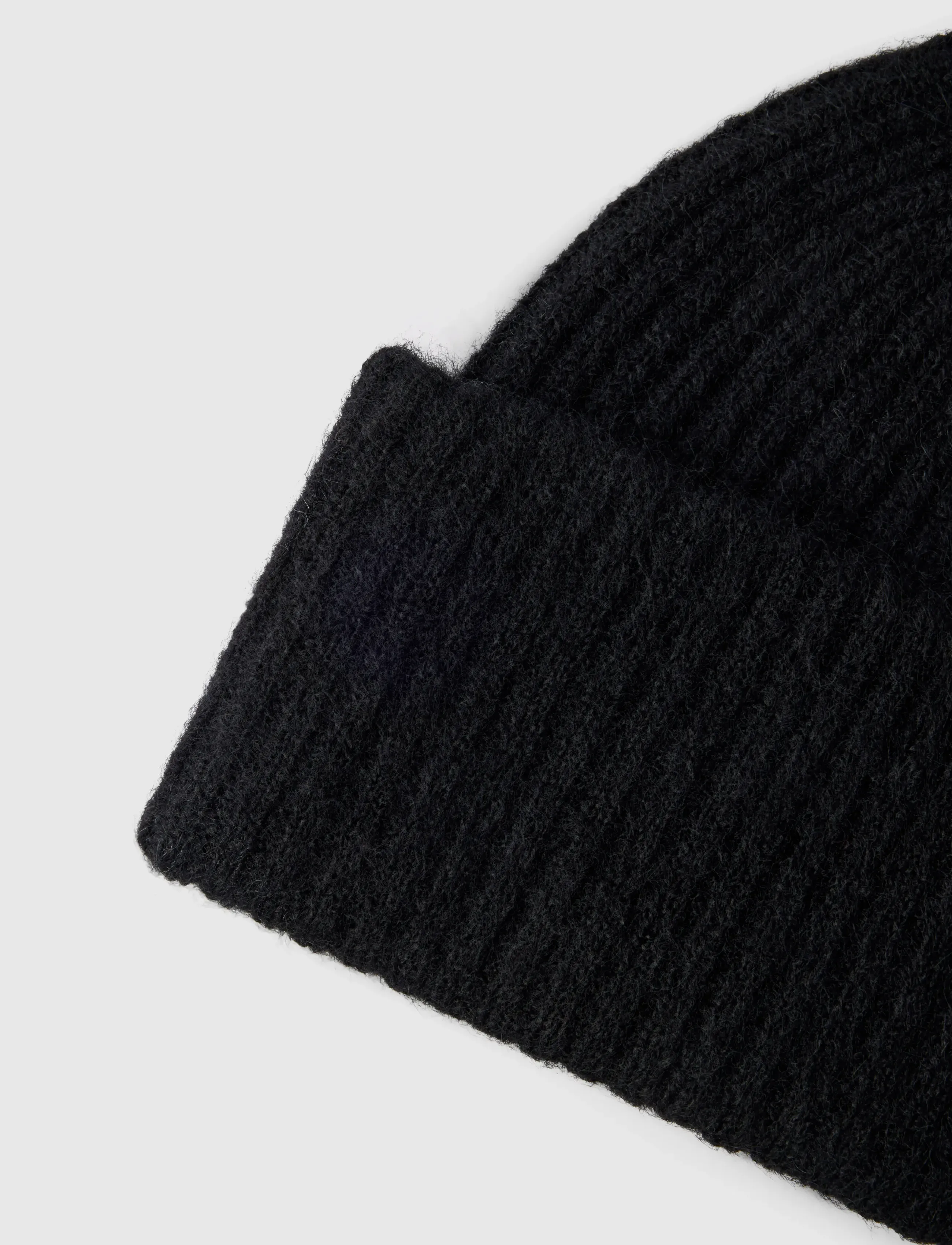 Selected Slwlulu Wool Blend Knit Beanie Noos, One Size, Headwear, Schwarz - Beanies, Frauen