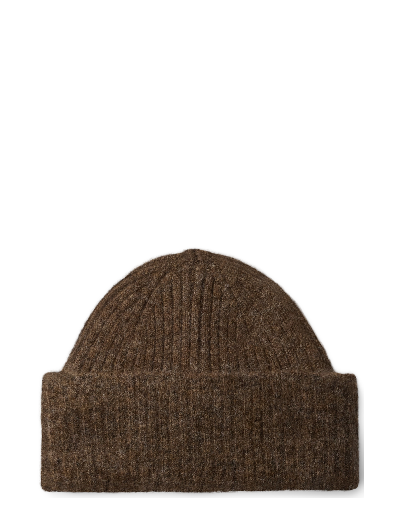 Selected - SLWLULU WOOL BLEND KNIT BEANIE NOOS - mützen - dachshund - 1