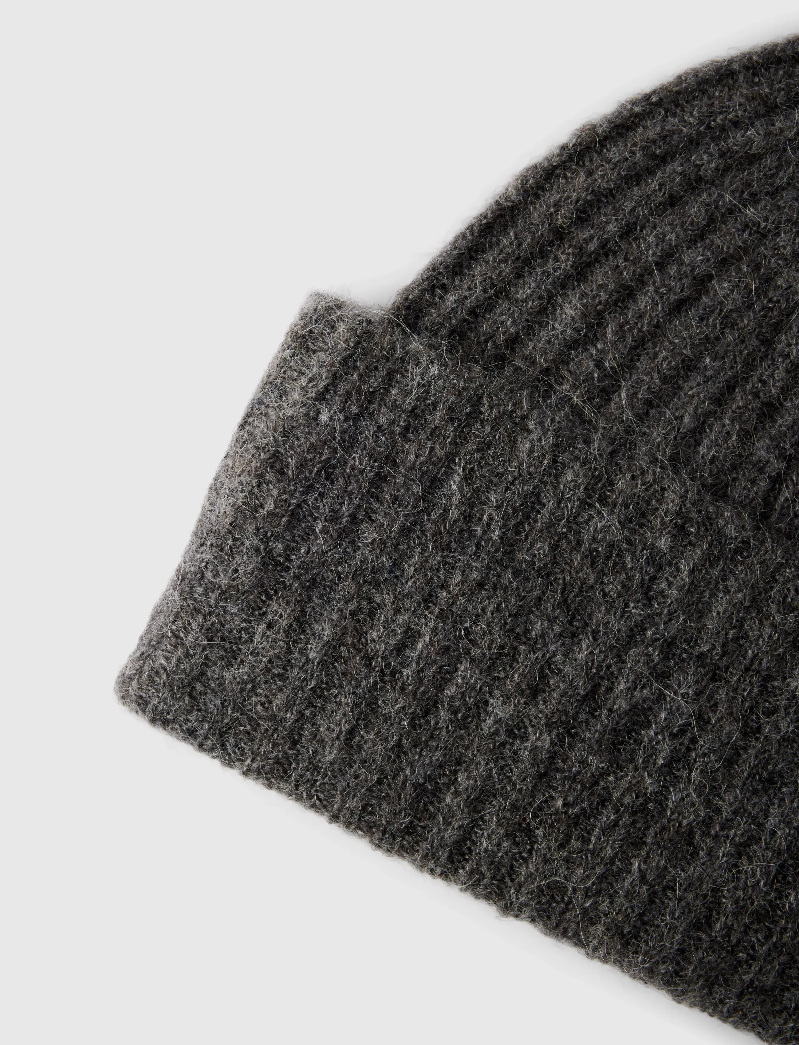 Selected Slwlulu Wool Blend Knit Beanie Noos, One Size, Headwear, Grau - Beanies, Frauen