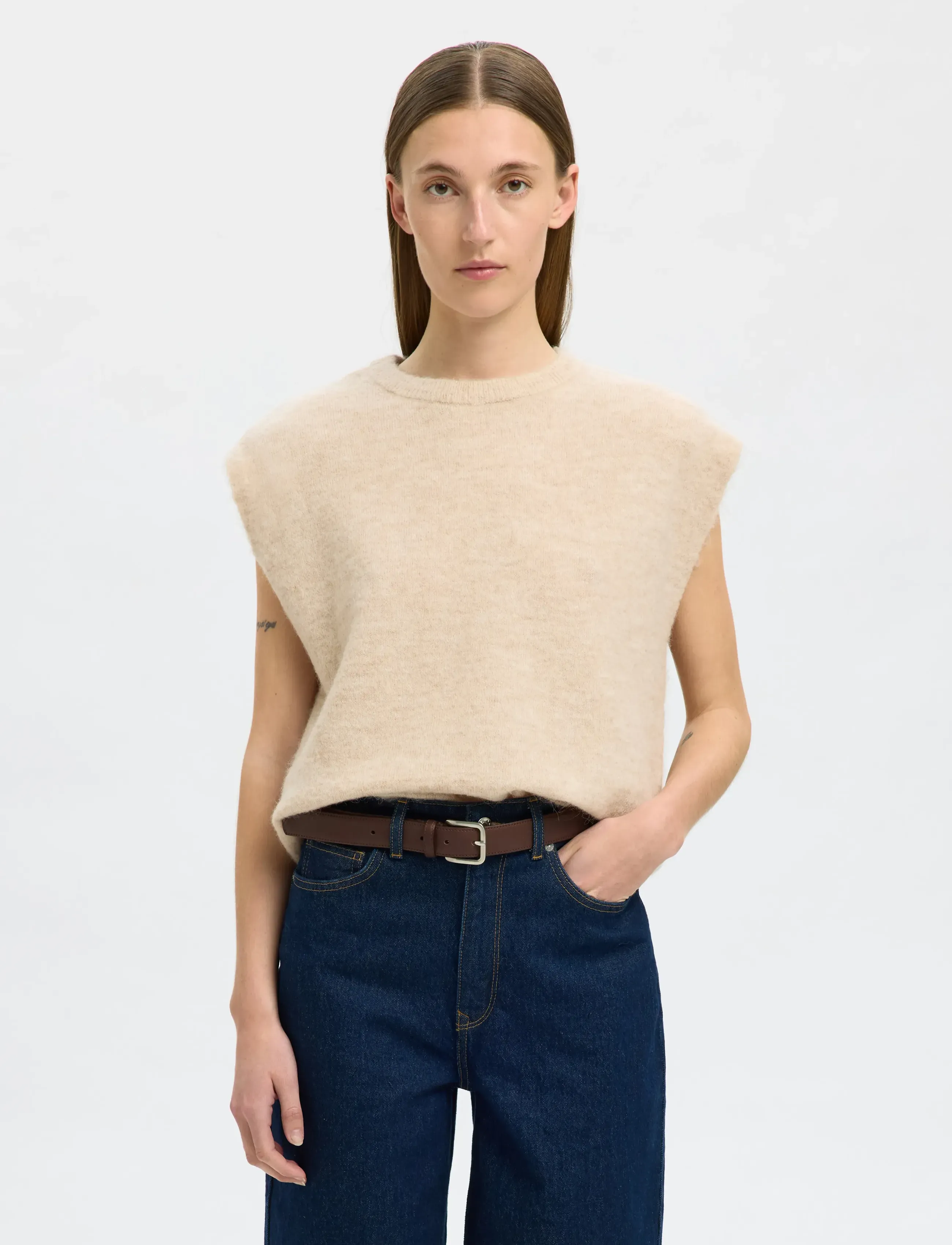 Slflulu Sl Knit Vest