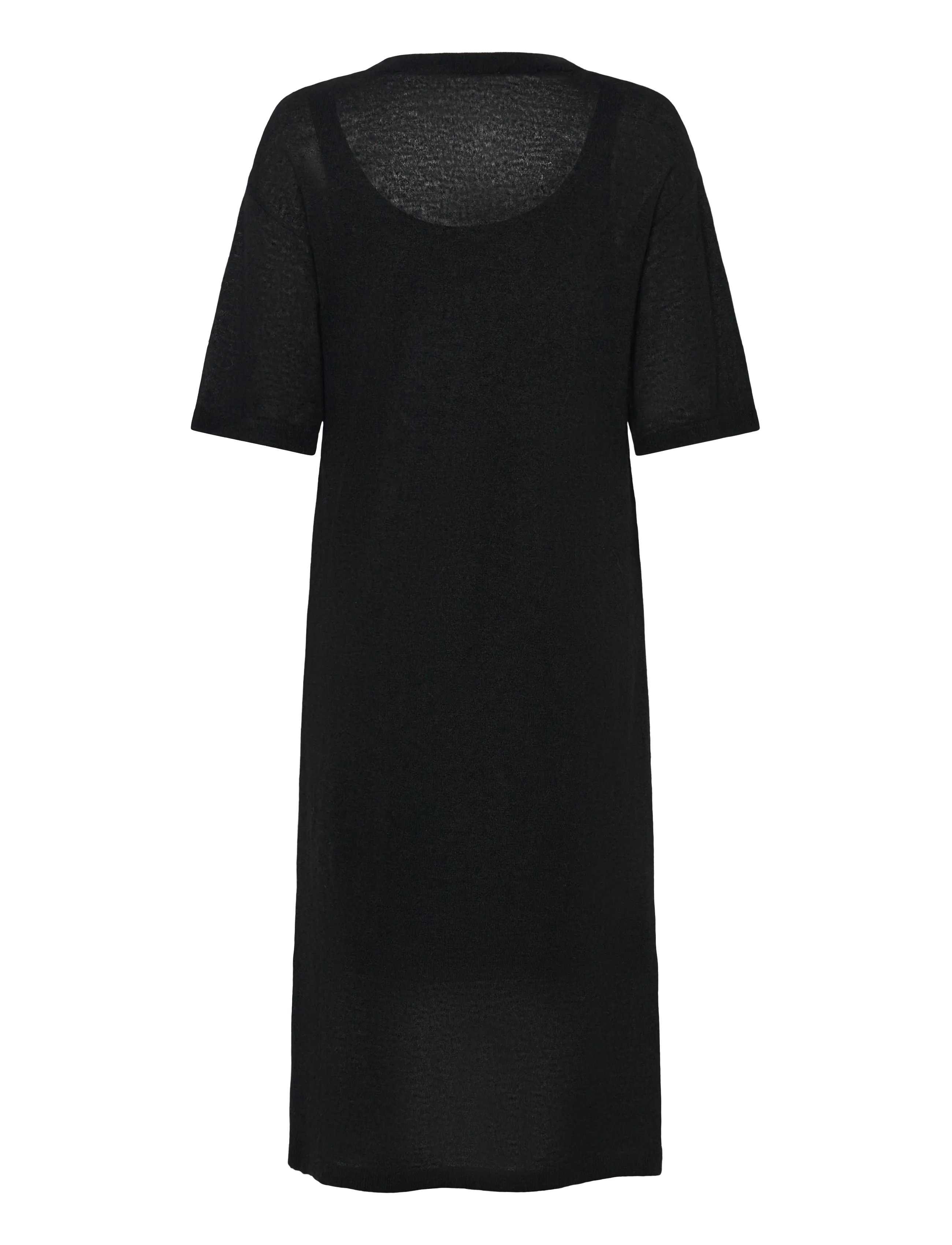 Selected - SLFSHIRLEY 2/4 KNIT DRESS - strickkleider - black - 1