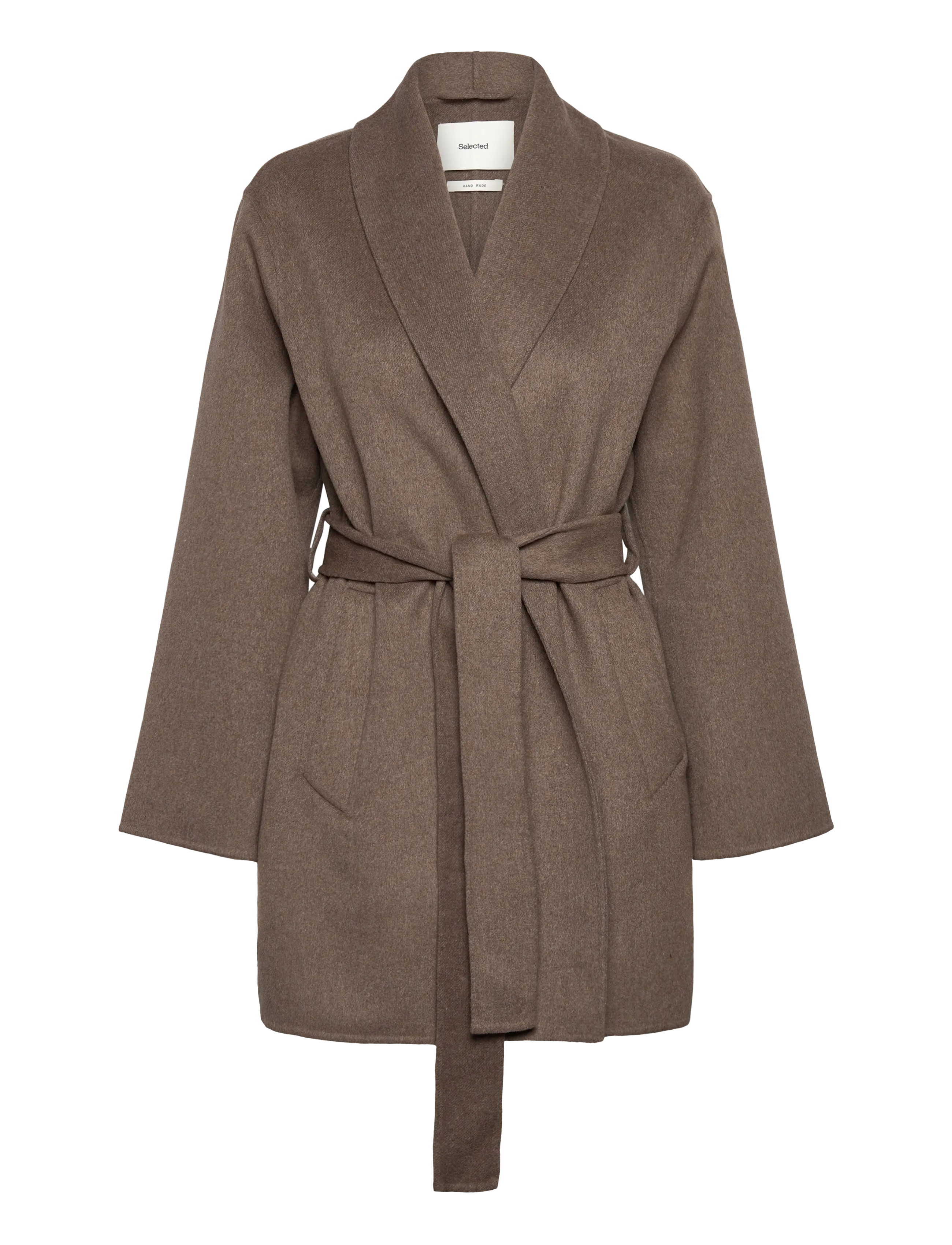 Selected SLFALIA HANDMADE JACKET - Jacken & Mäntel - FUNGI / brown