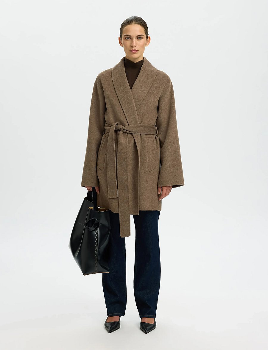 Selected - SLFALIA HANDMADE JACKET - winterjassen - fungi - 0