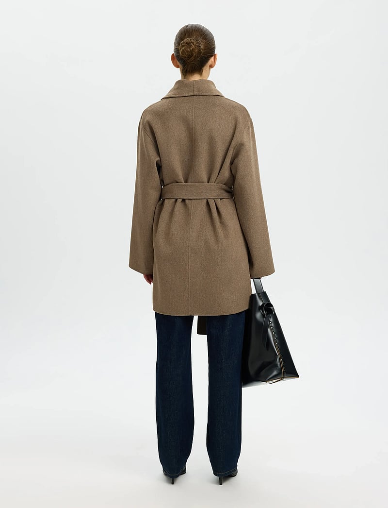 Selected - SLFALIA HANDMADE JACKET - kurtki zimowe - fungi - 3