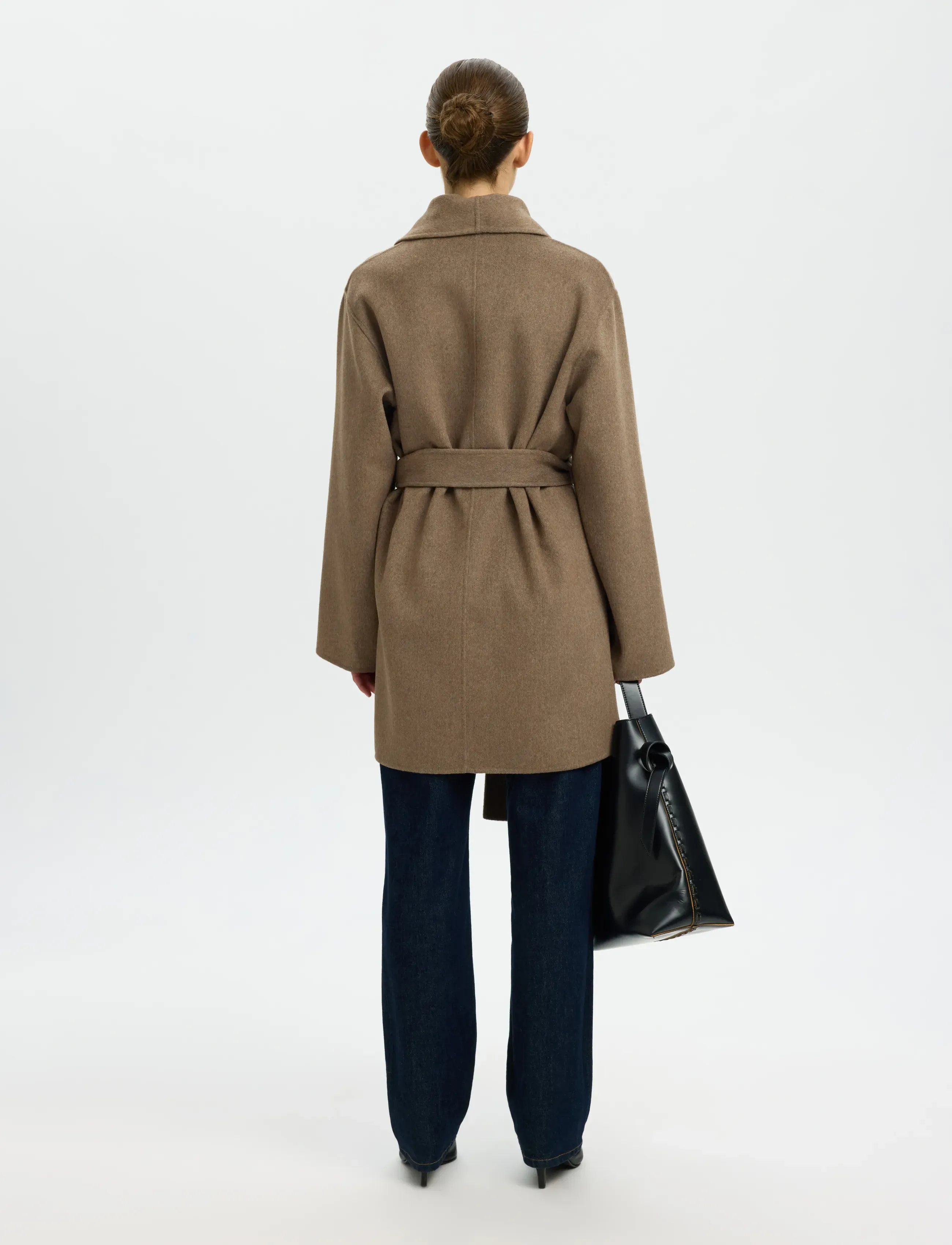 Selected - SLFALIA HANDMADE JACKET - vinterjackor - fungi - 3