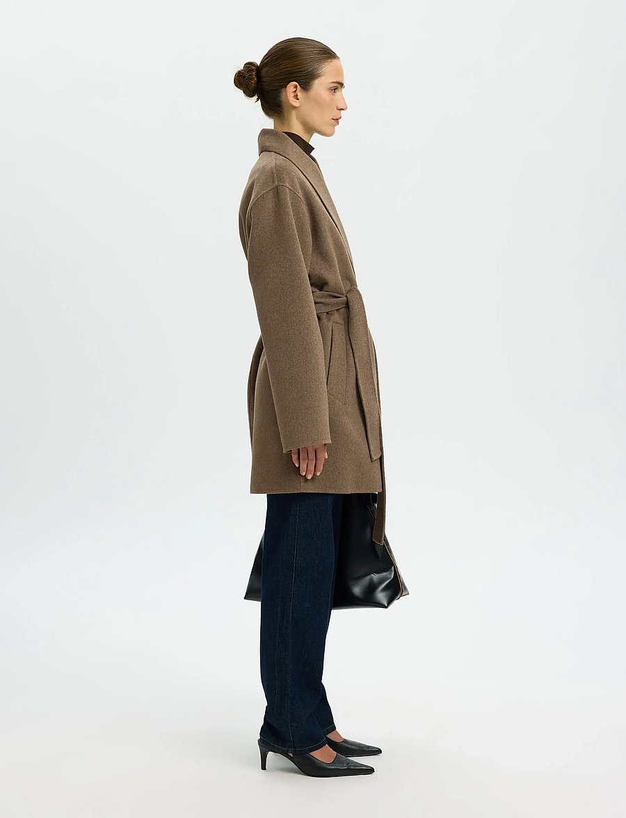 Selected - SLFALIA HANDMADE JACKET - winterjassen - fungi - 4
