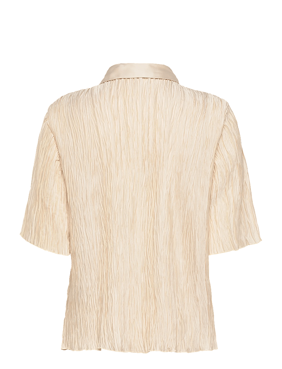 Selected - SLFELMA RELAXED 2/4 SHIRT B - sandshell - 1